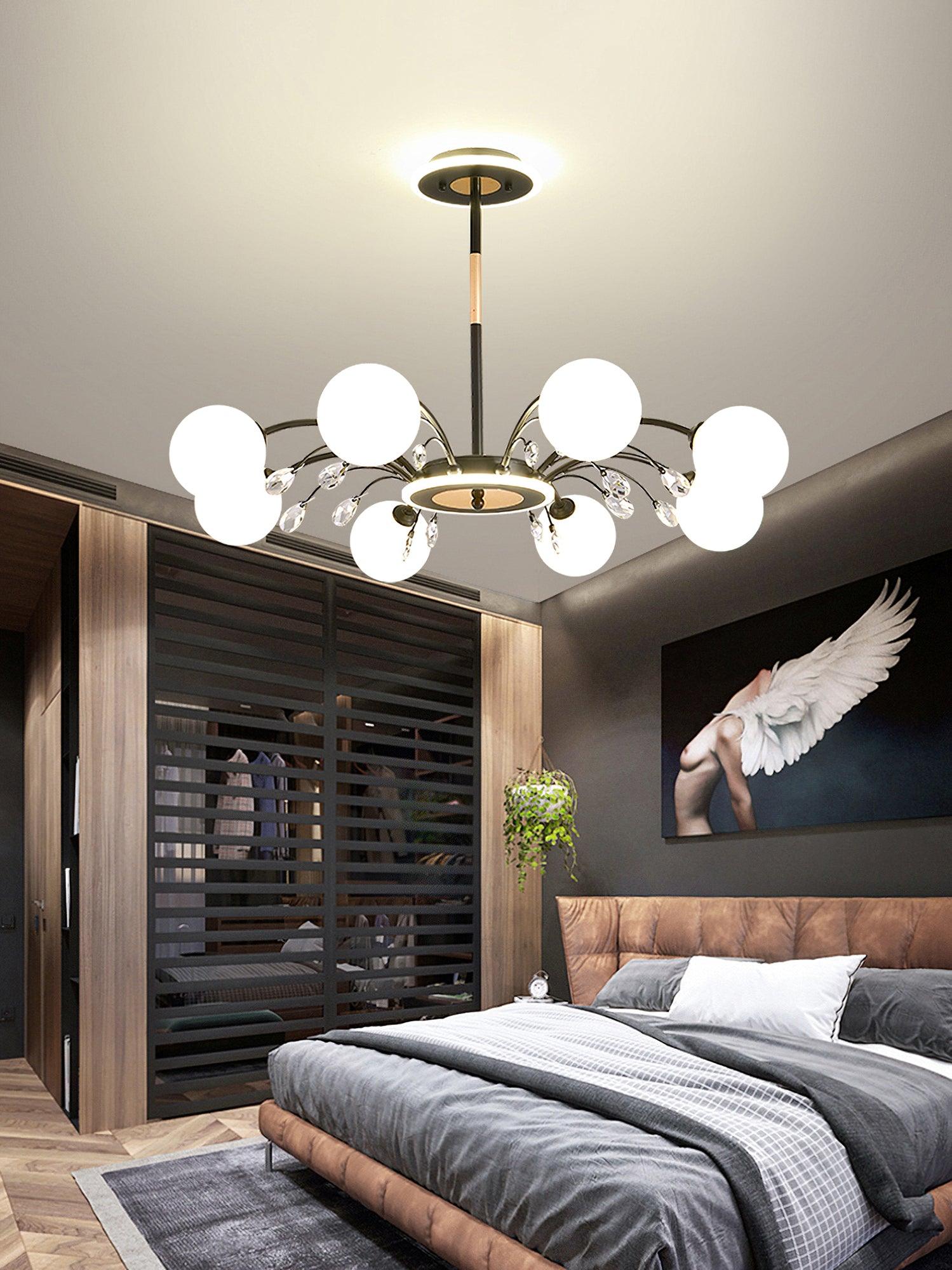 Eroxen Pendant Lamp Glass Raindrop-Neutral Decor
