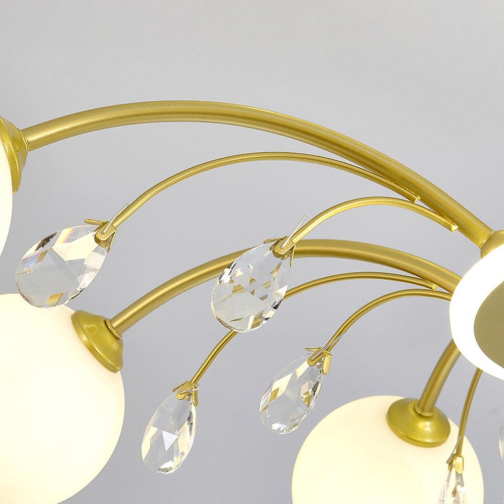 Eroxen Pendant Lamp Glass Raindrop-Neutral Decor