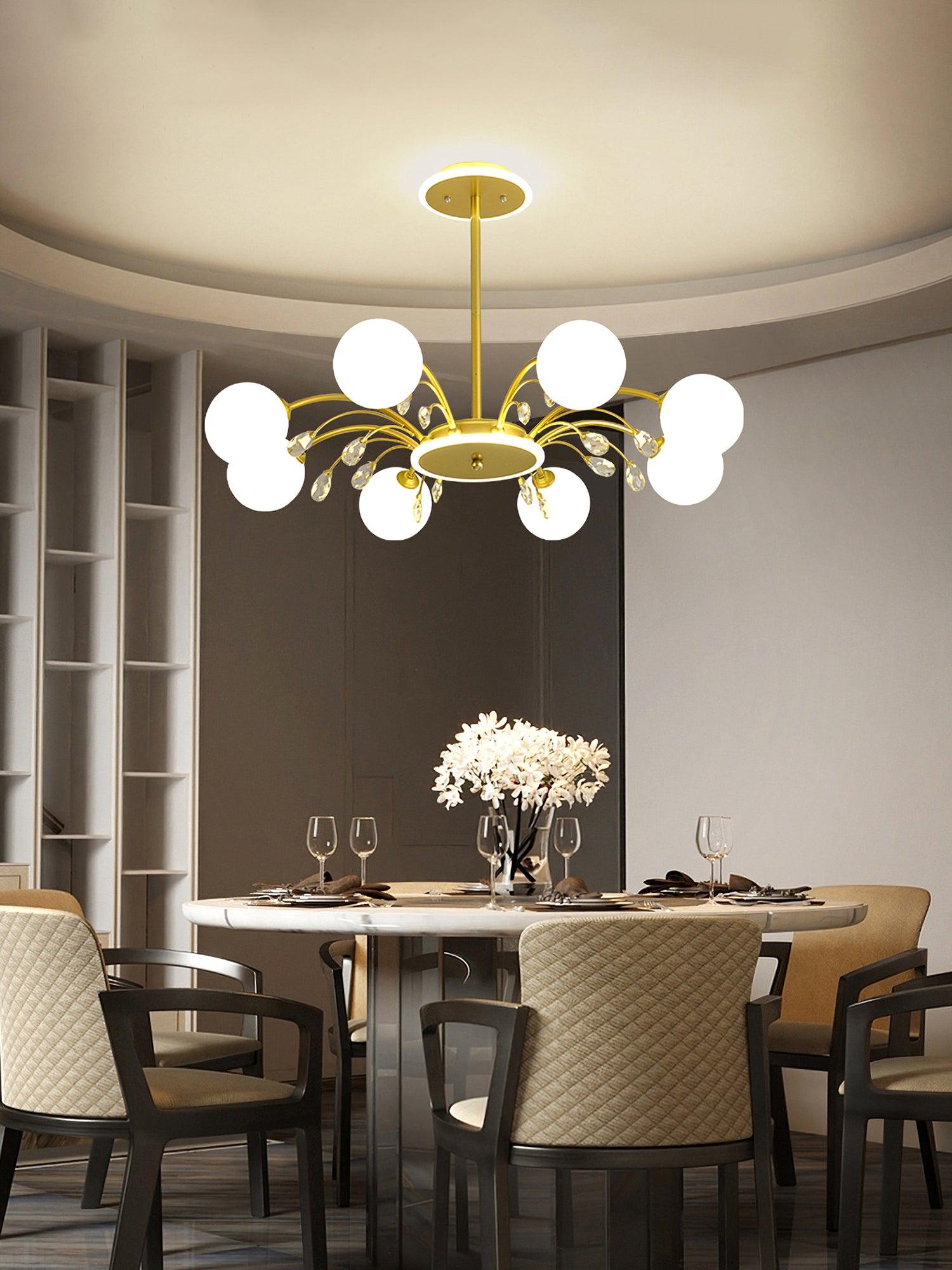 Eroxen Pendant Lamp Glass Raindrop-Neutral Decor