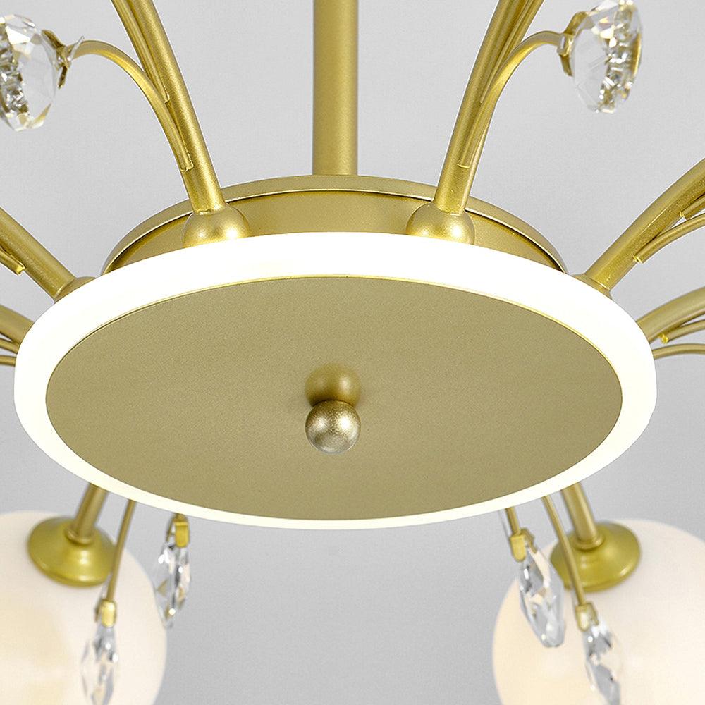 Eroxen Pendant Lamp Glass Raindrop-Neutral Decor
