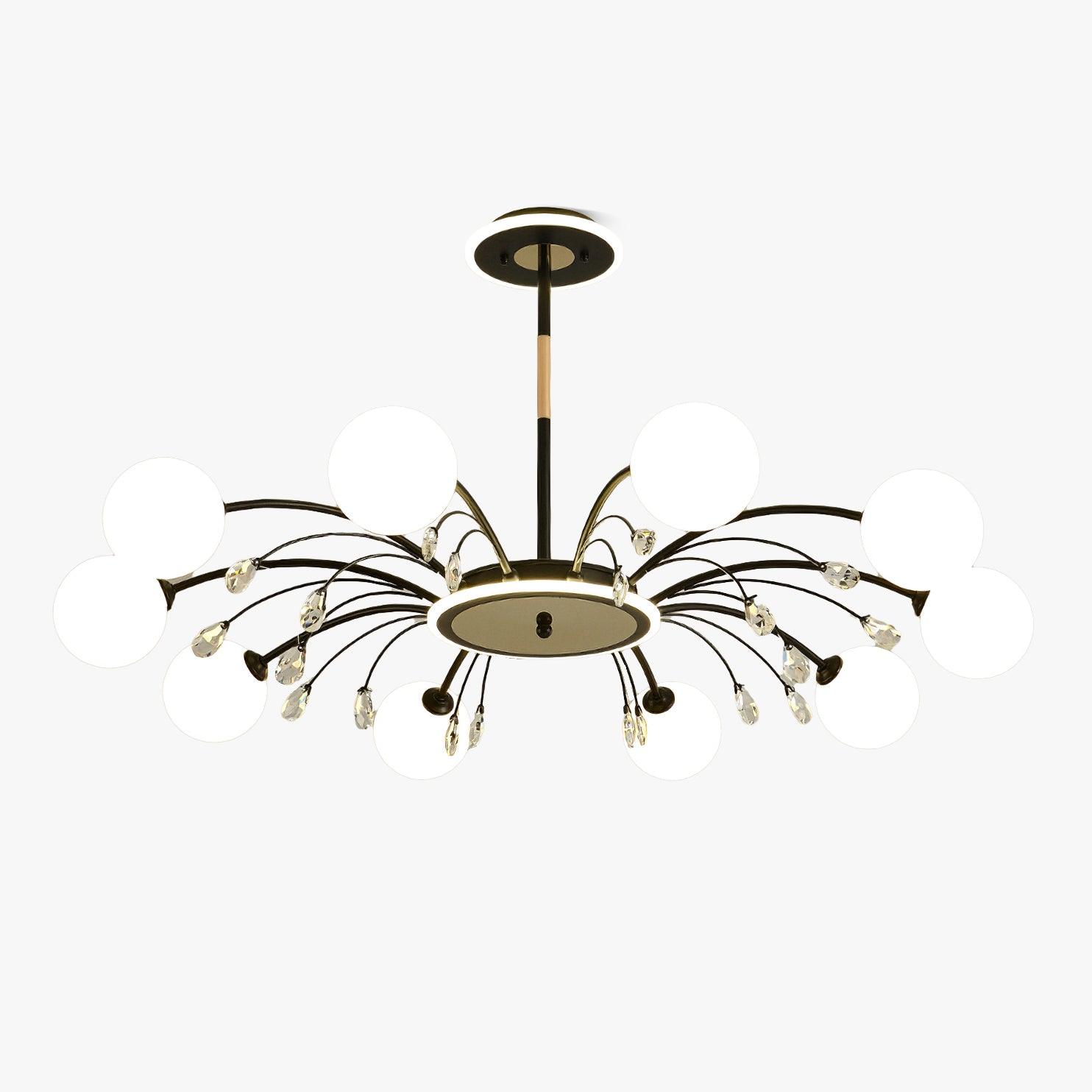 Eroxen Pendant Lamp Glass Raindrop-Neutral Decor