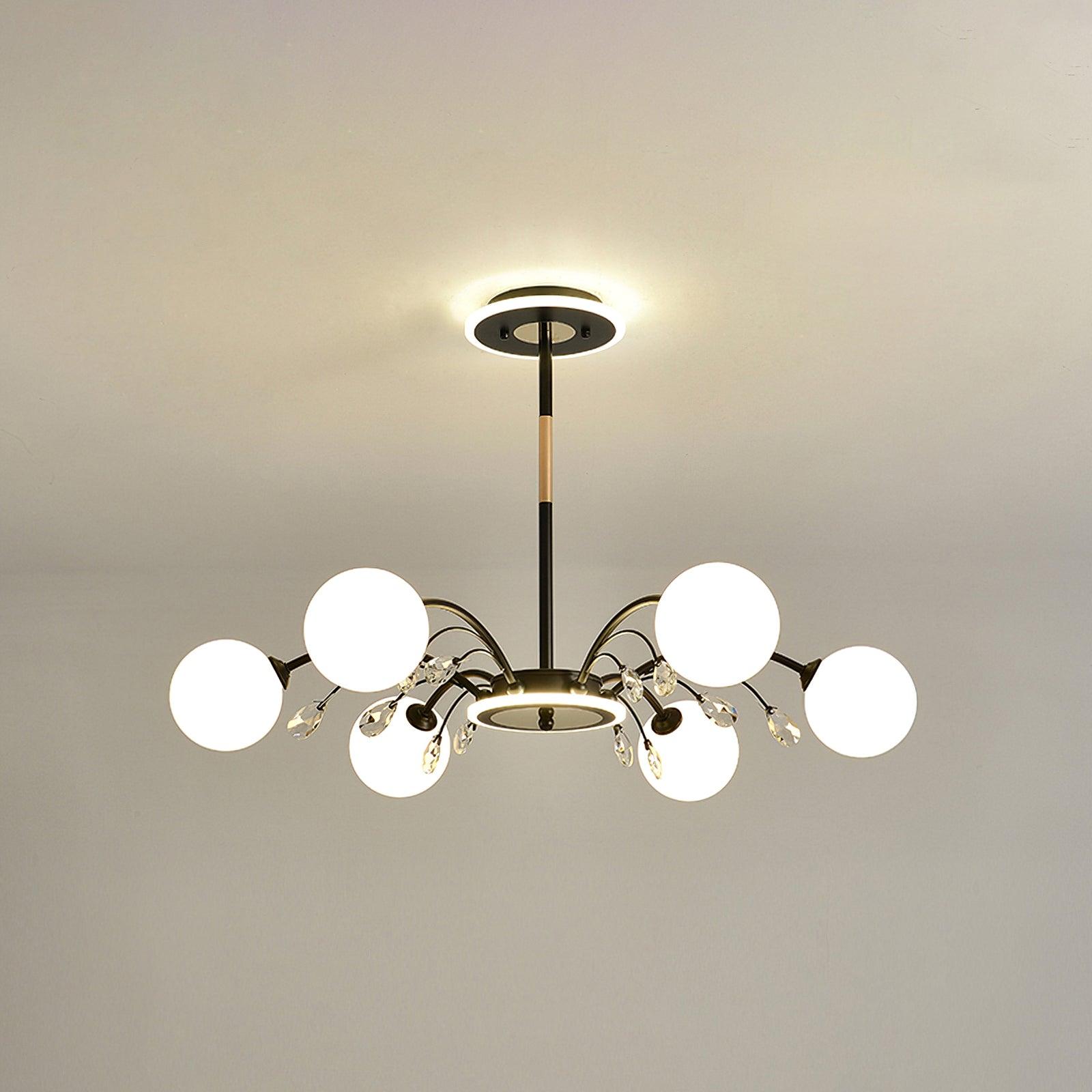 Eroxen Pendant Lamp Glass Raindrop-Neutral Decor