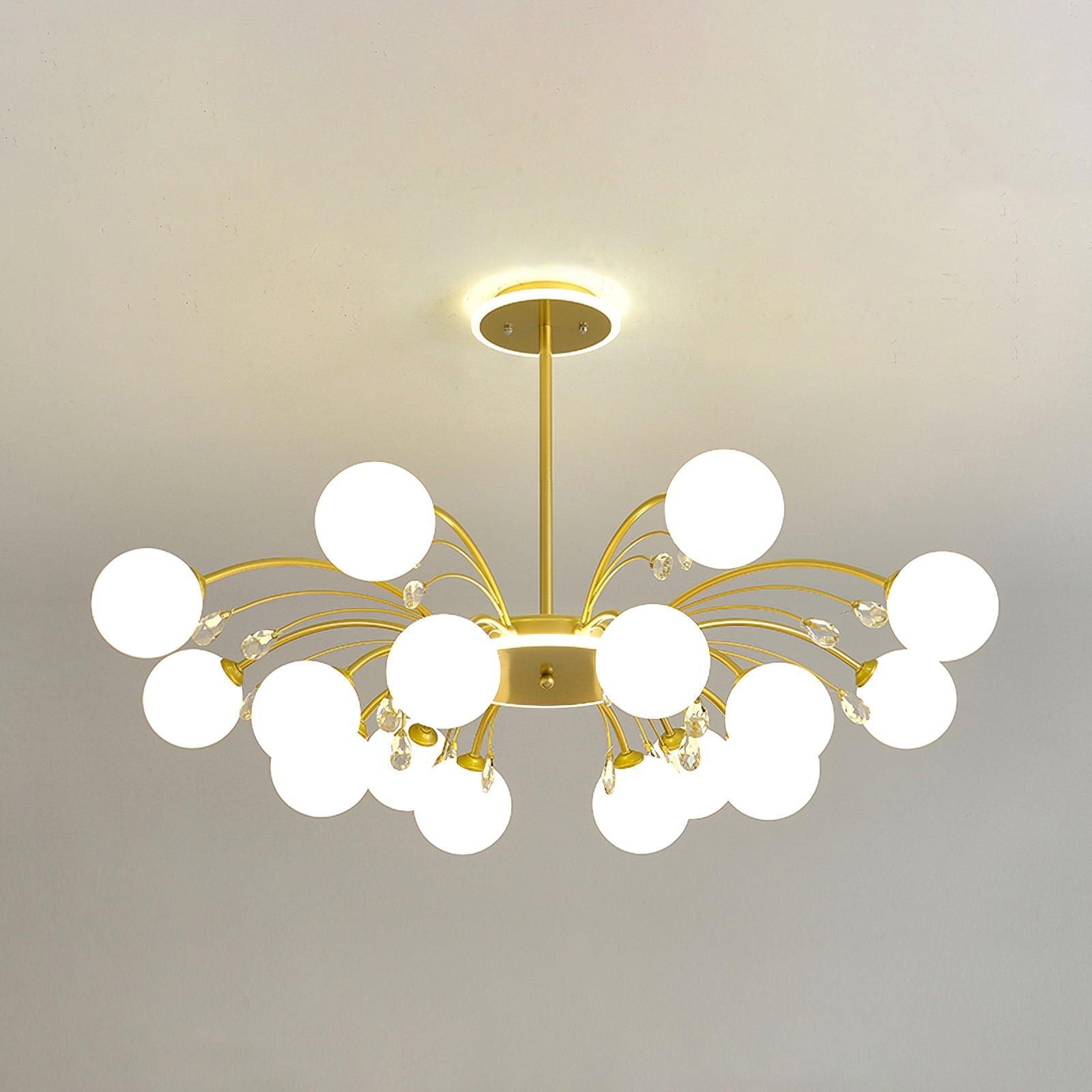 Eroxen Pendant Lamp Glass Raindrop-Neutral Decor