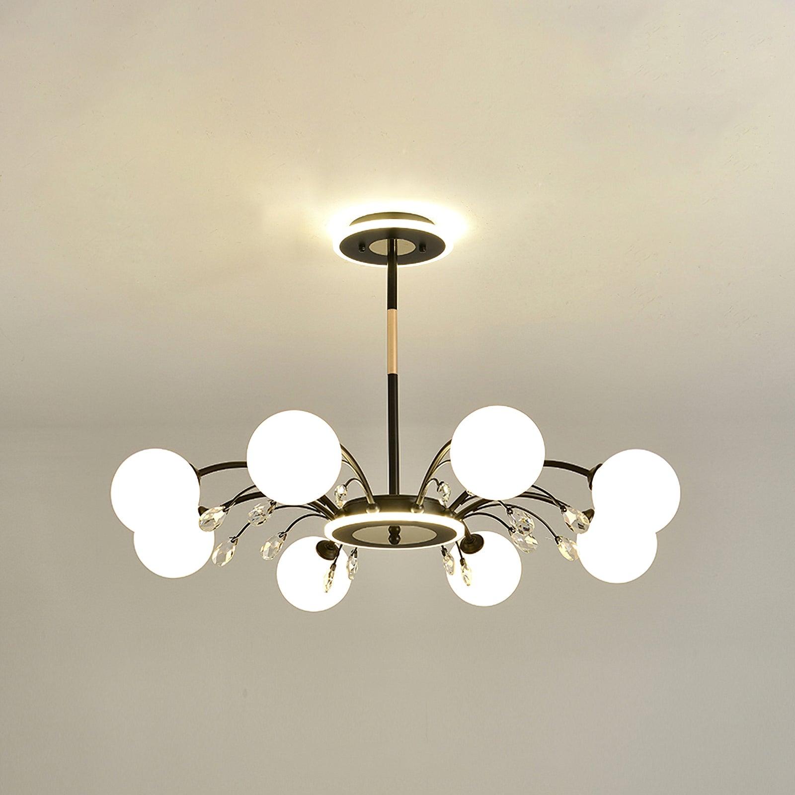 Eroxen Pendant Lamp Glass Raindrop-Neutral Decor
