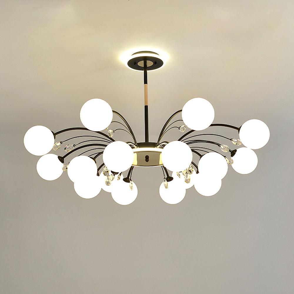 Eroxen Pendant Lamp Glass Raindrop-Neutral Decor
