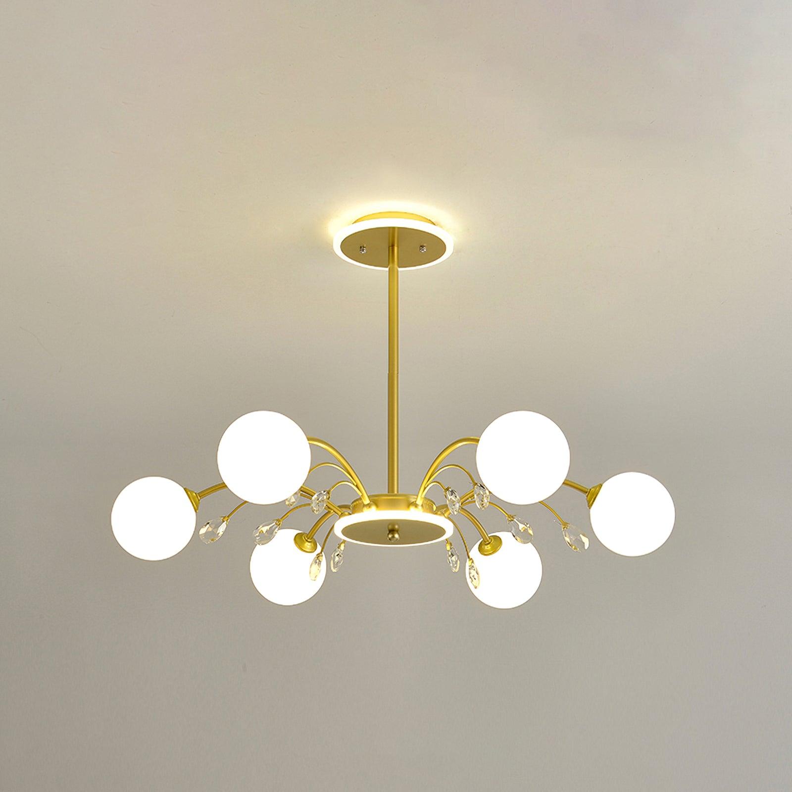 Eroxen Pendant Lamp Glass Raindrop-Neutral Decor
