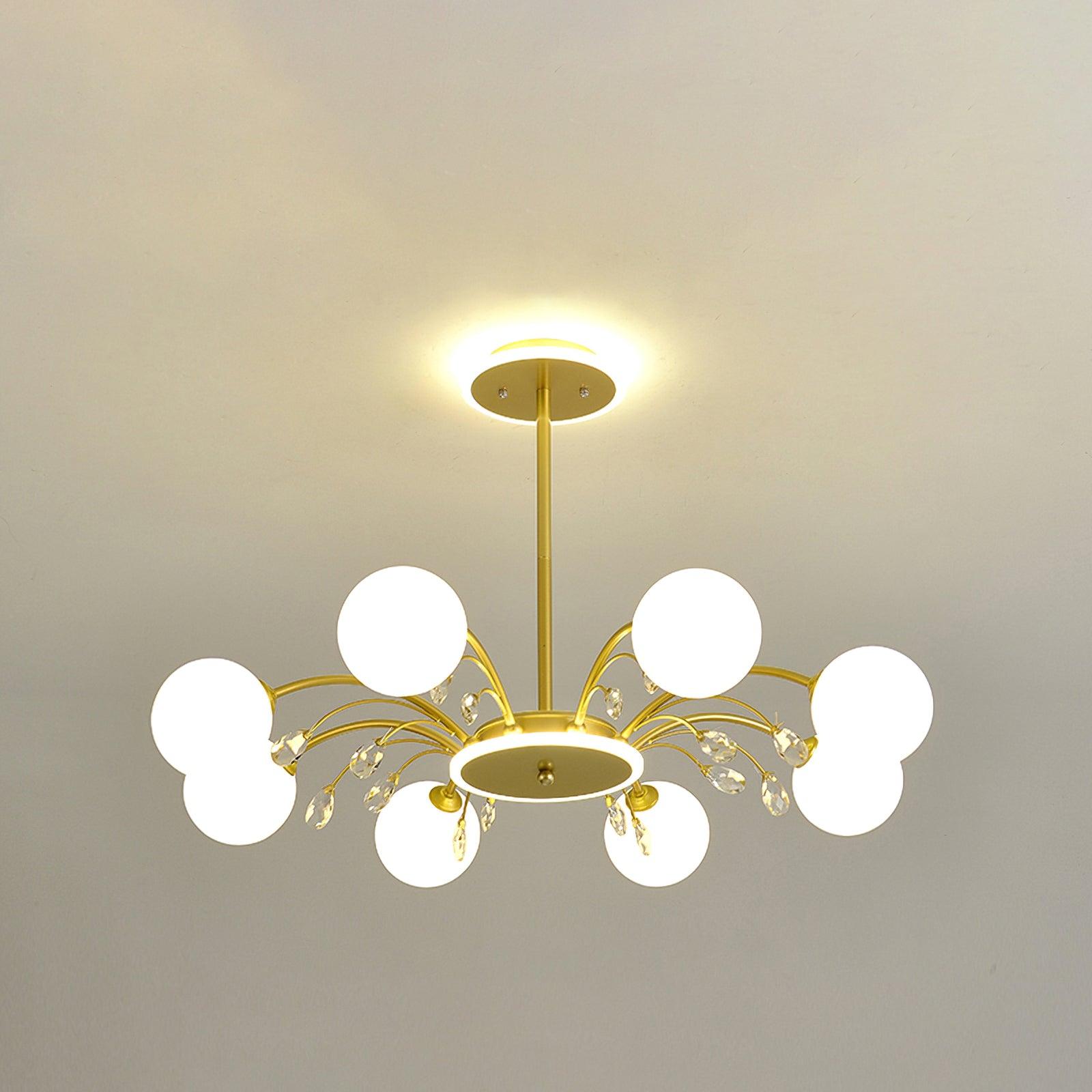 Eroxen Pendant Lamp Glass Raindrop-Neutral Decor