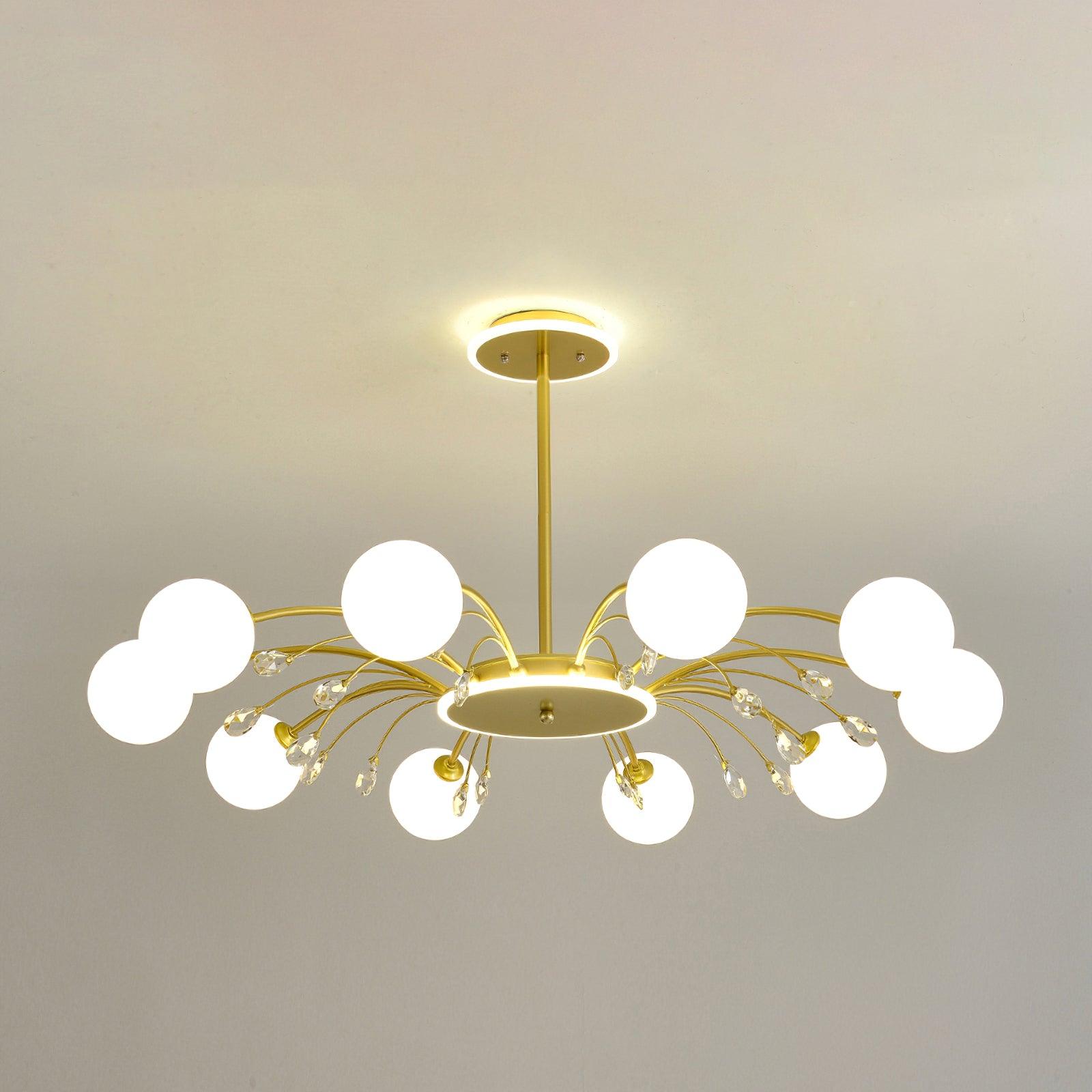 Eroxen Pendant Lamp Glass Raindrop-Neutral Decor