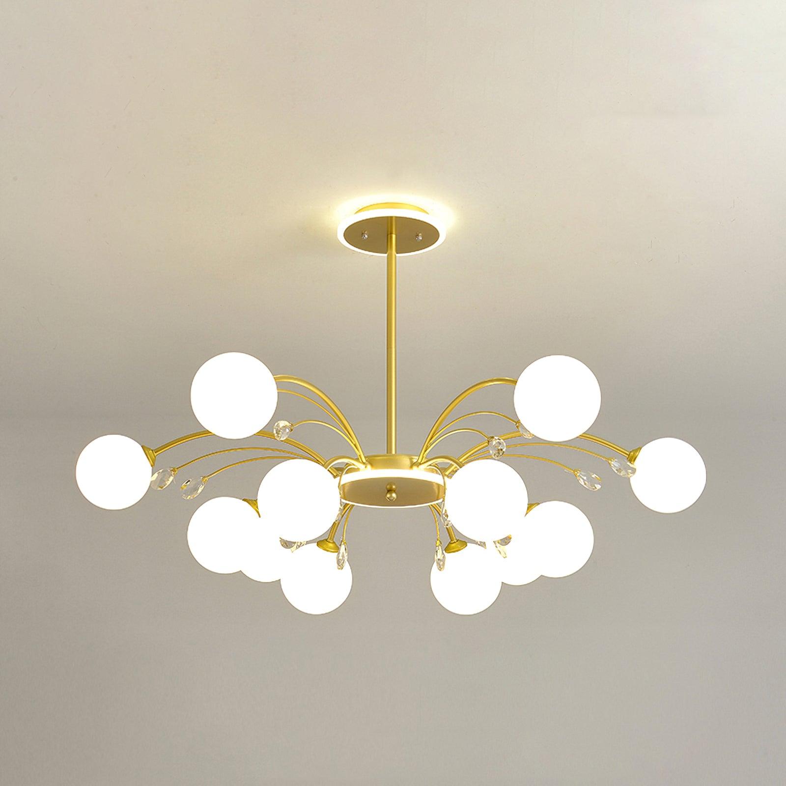 Eroxen Pendant Lamp Glass Raindrop-Neutral Decor
