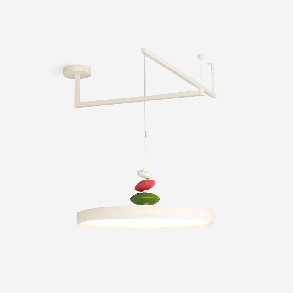 Pendant Lamp Metal and Round Shade Decorative Modern