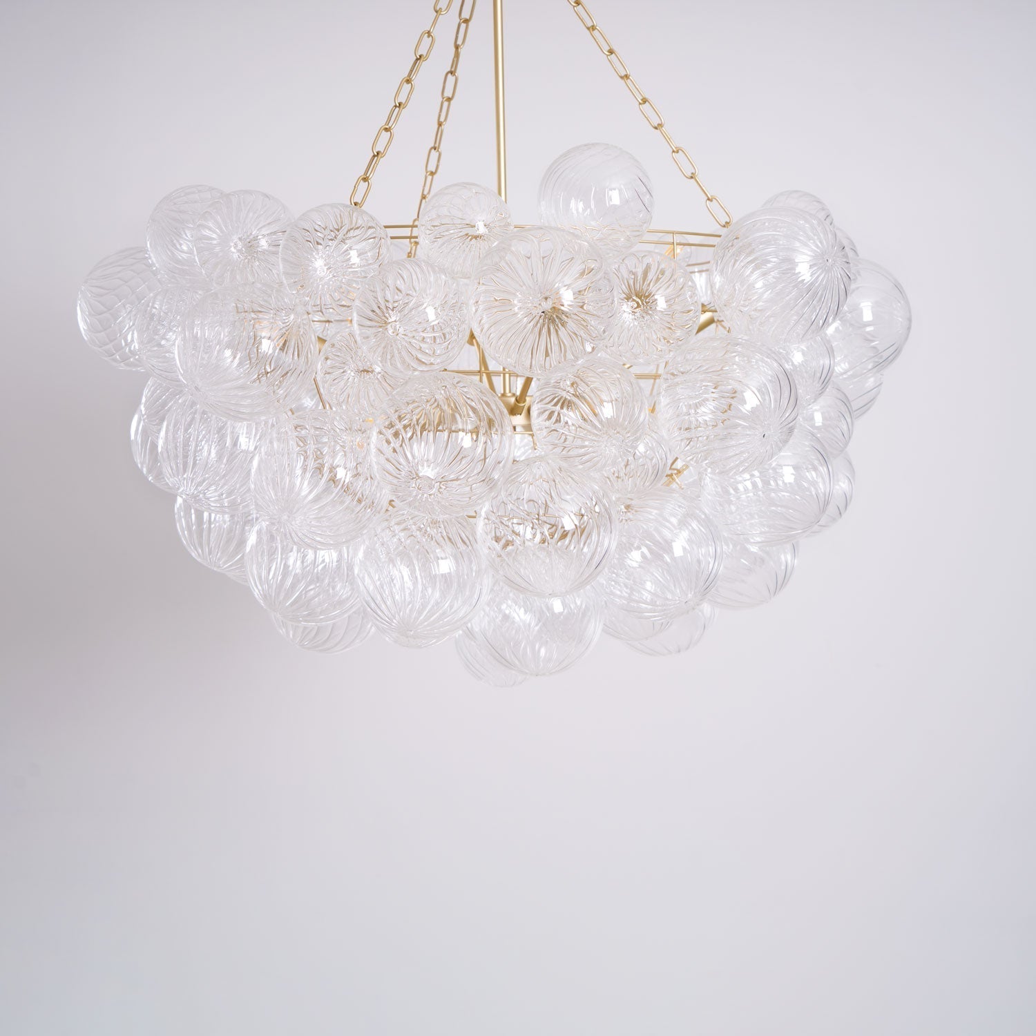 Calvian Chandelier Glass Ball Bubble Modern-Neutral Decor