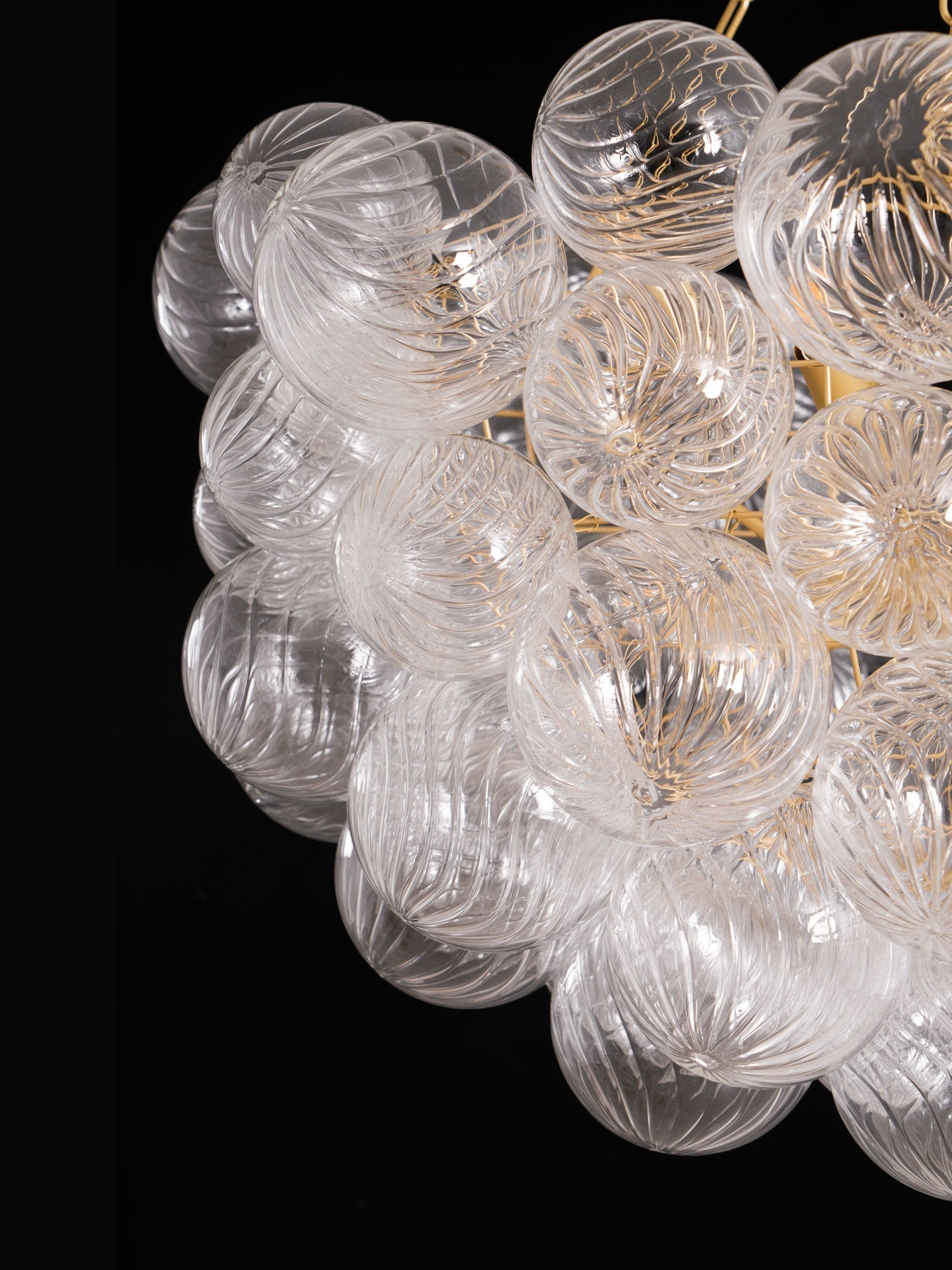 Calvian Chandelier Glass Ball Bubble Modern-Neutral Decor