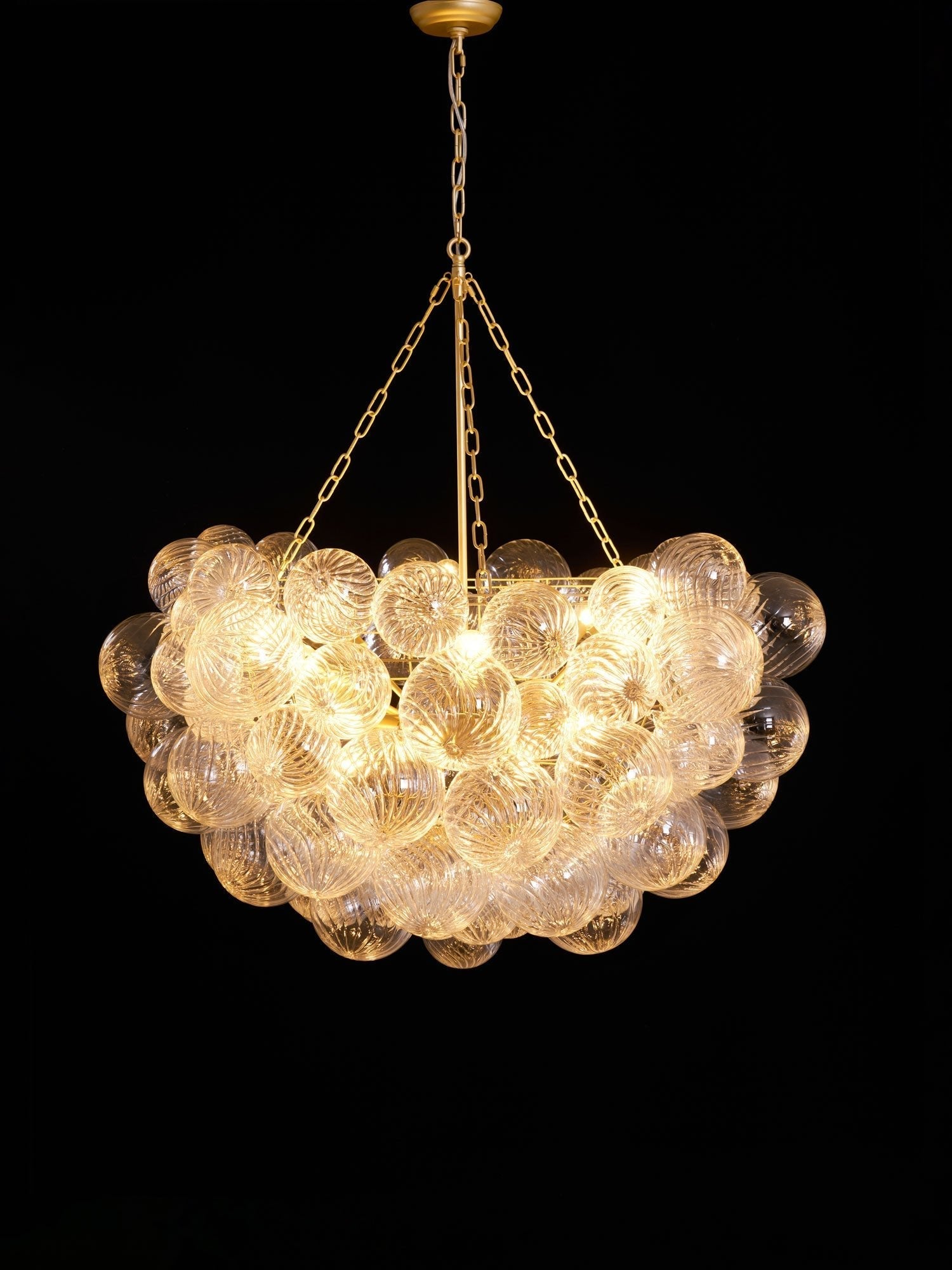 Ben Chandelier Glass Ball Bubble Modern-Neutral Decor