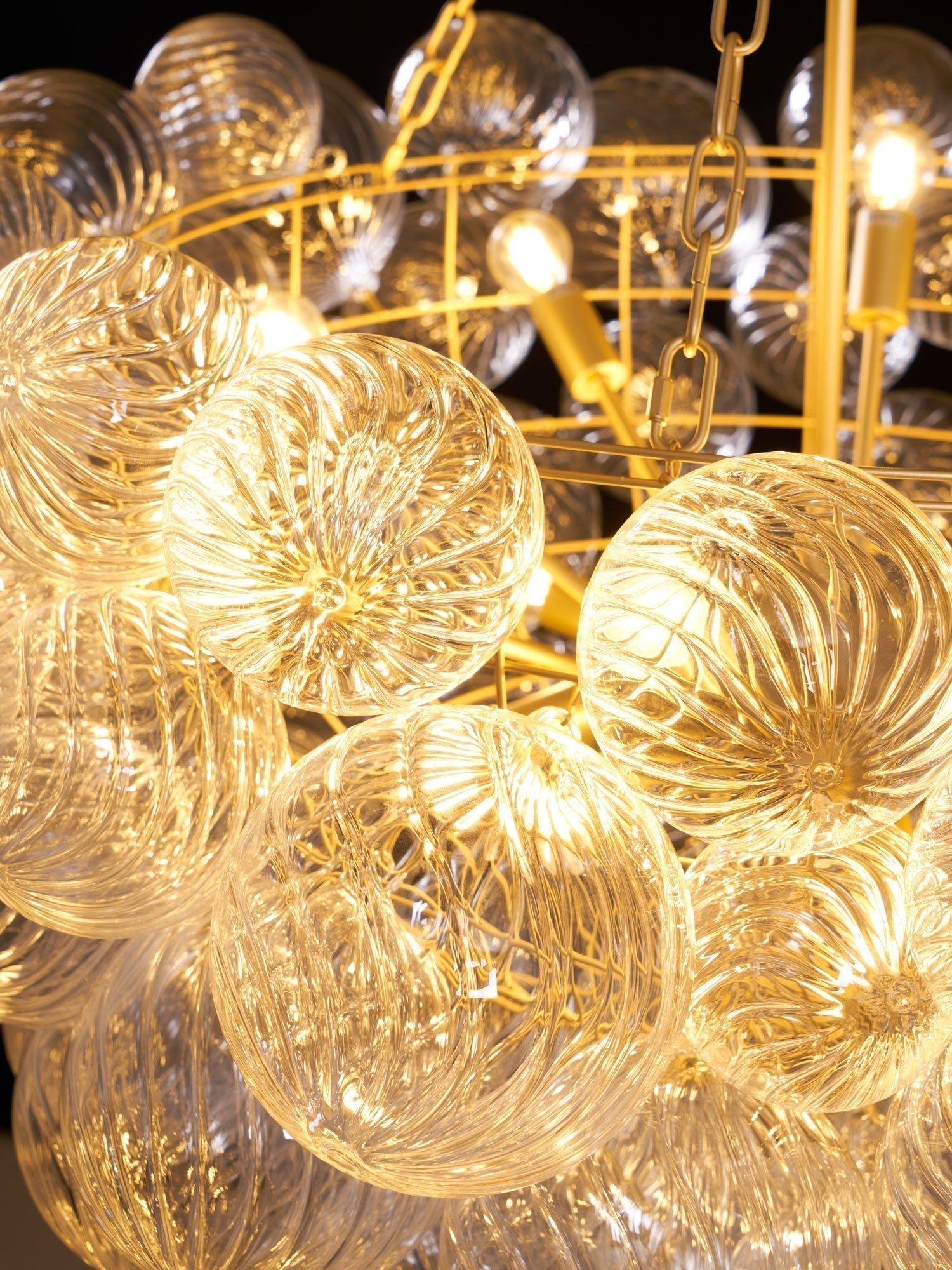Calvian Chandelier Glass Ball Bubble Modern-Neutral Decor