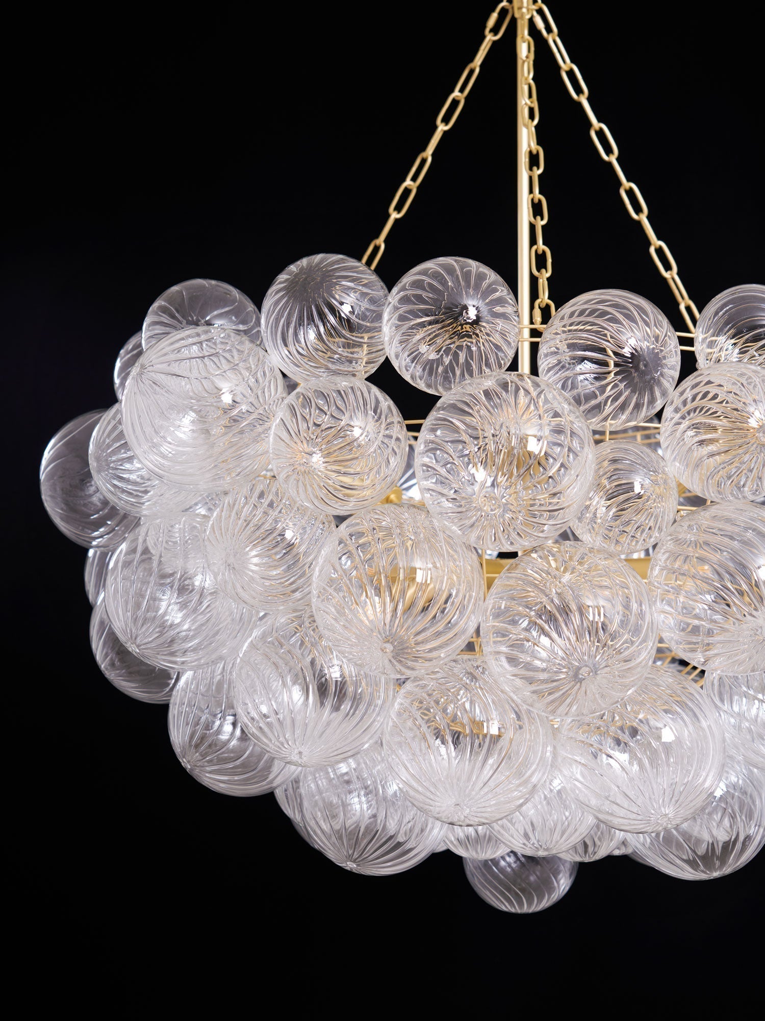 Calvian Chandelier Glass Ball Bubble Modern-Neutral Decor