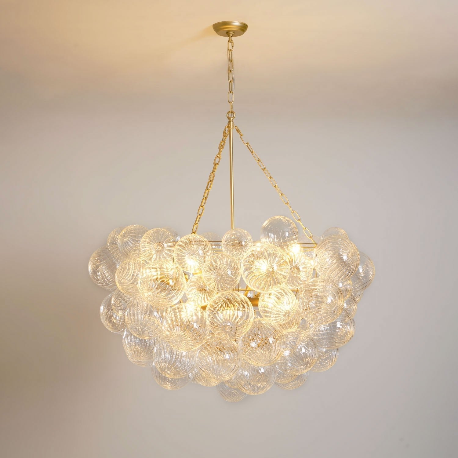 Ben Chandelier Glass Ball Bubble Modern-Neutral Decor