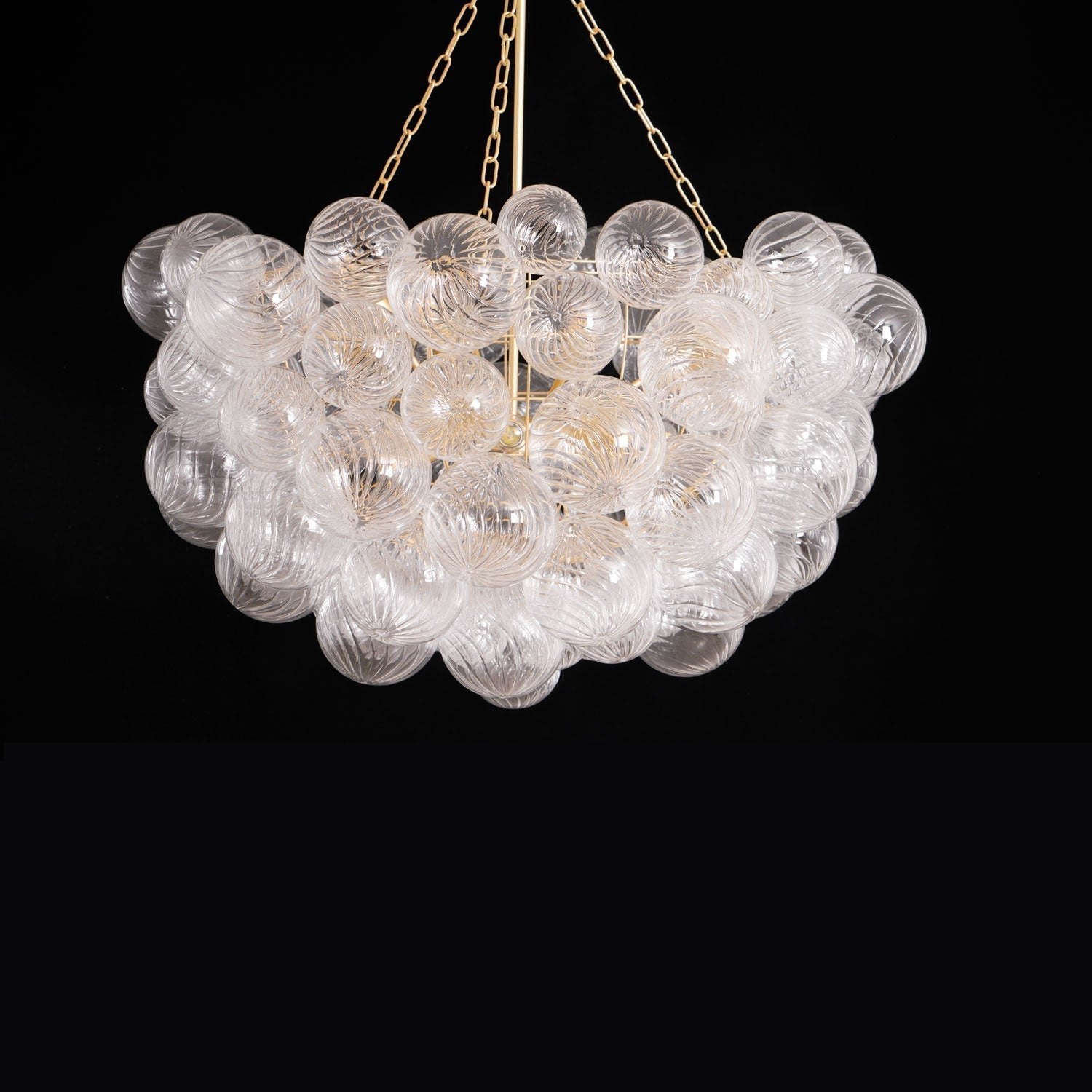 Calvian Chandelier Glass Ball Bubble Modern-Neutral Decor