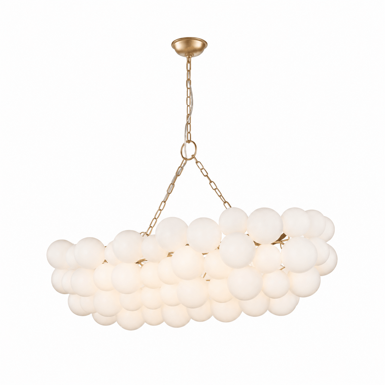 Glass Ball Bubble Chandelier-Neutral Decor