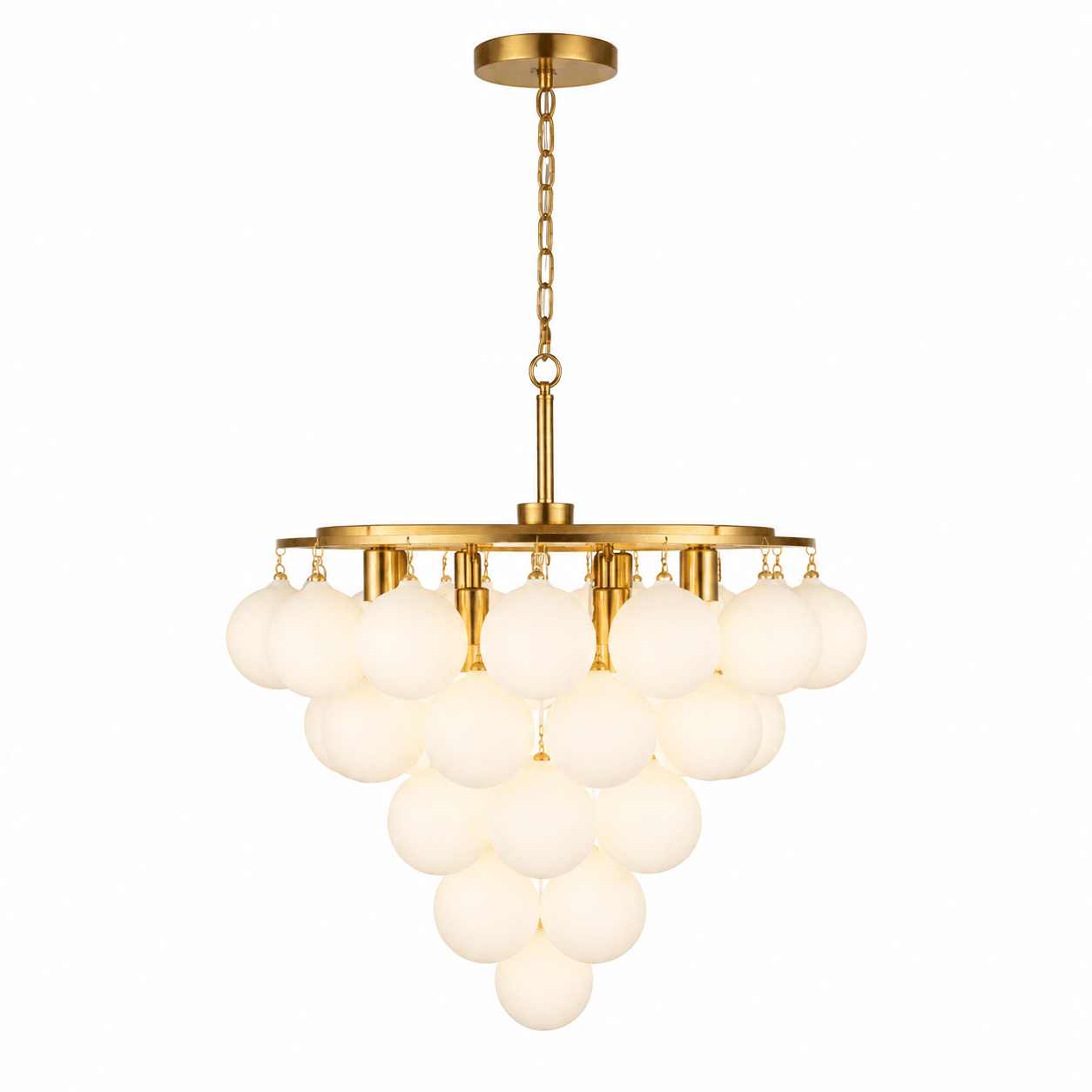 Glass Ball Bubble Chandelier-Neutral Decor