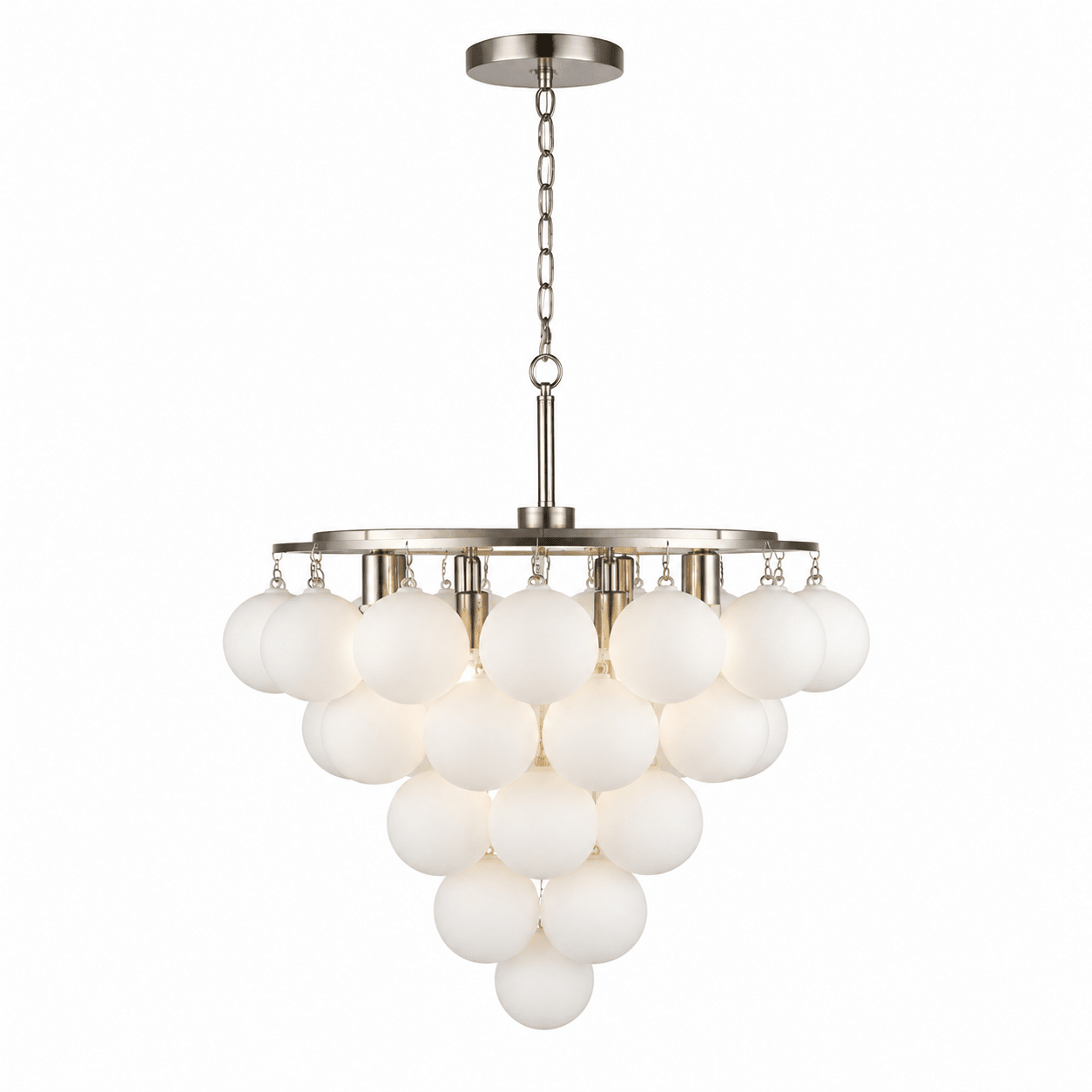 Glass Ball Bubble Chandelier-Neutral Decor
