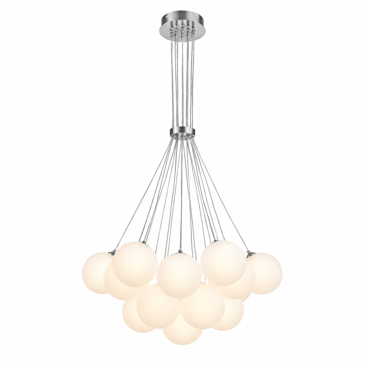 Glass Ball Bubble Chandelier-Neutral Decor