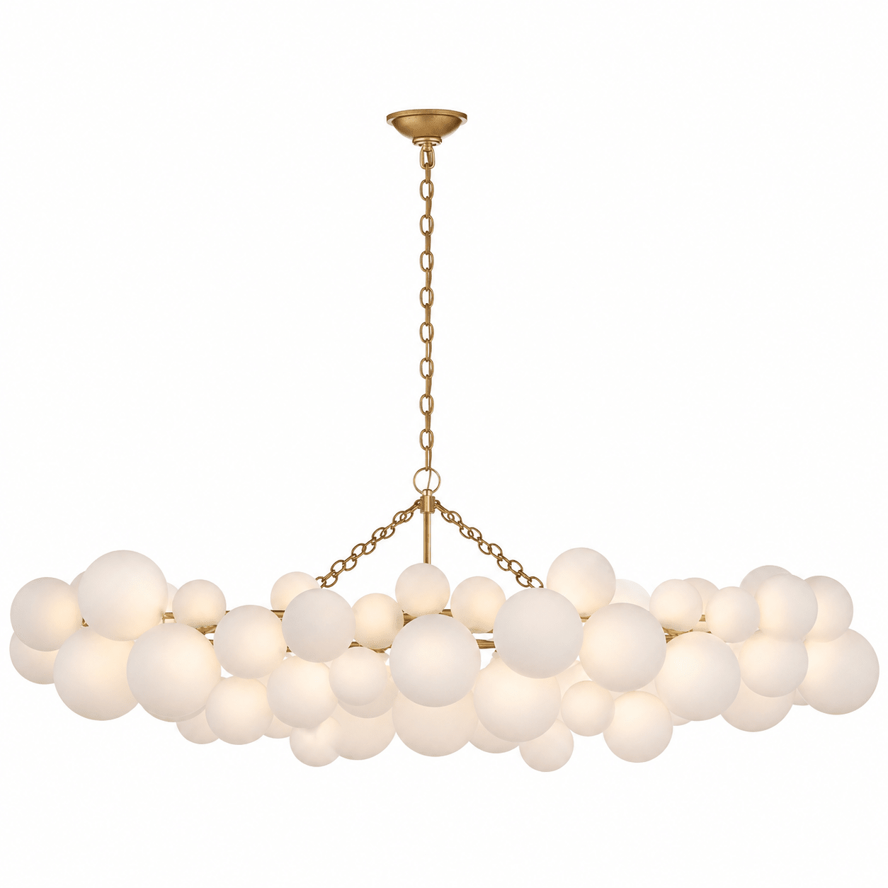 Glass Ball Bubble Chandelier-Neutral Decor