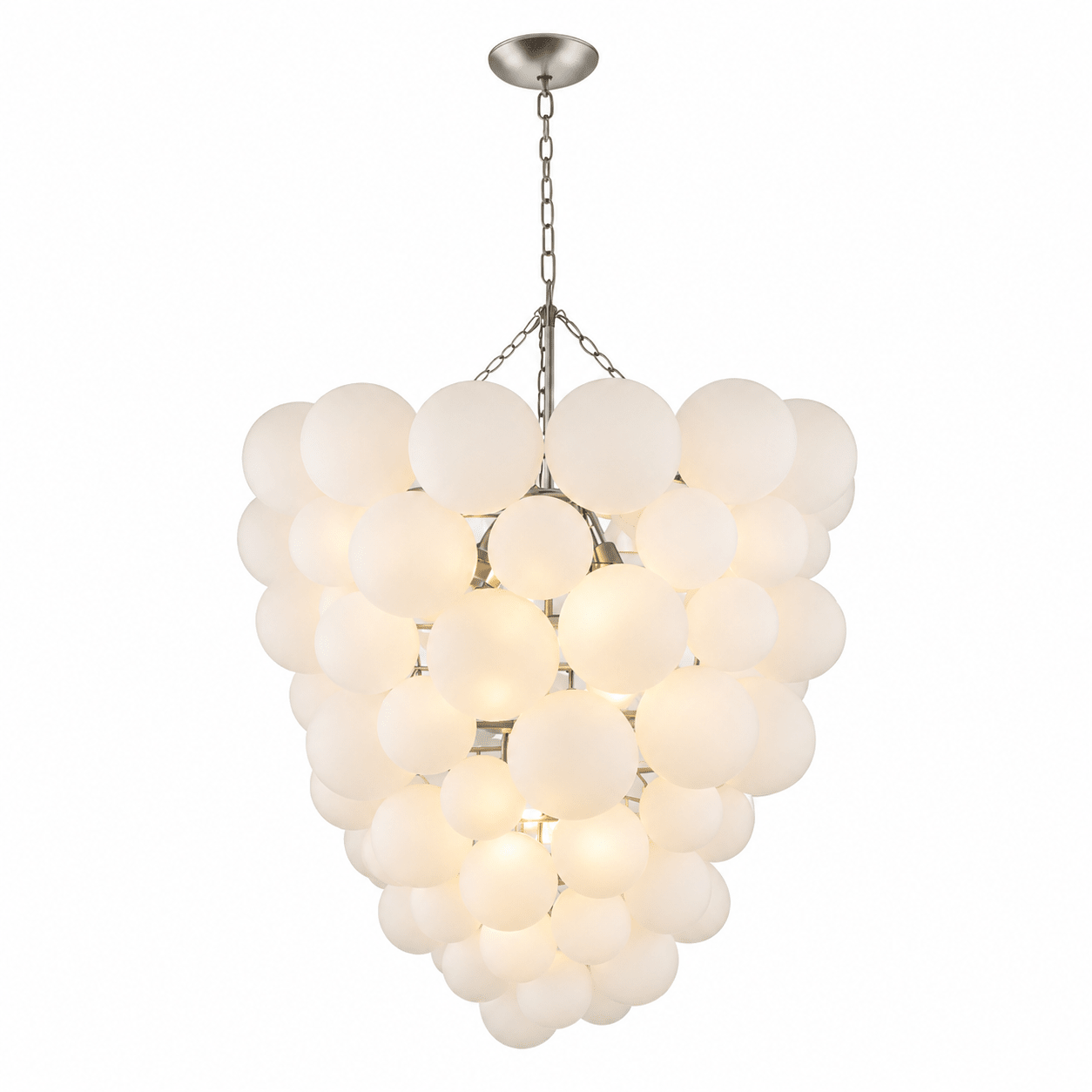 Glass Ball Bubble Chandelier-Neutral Decor