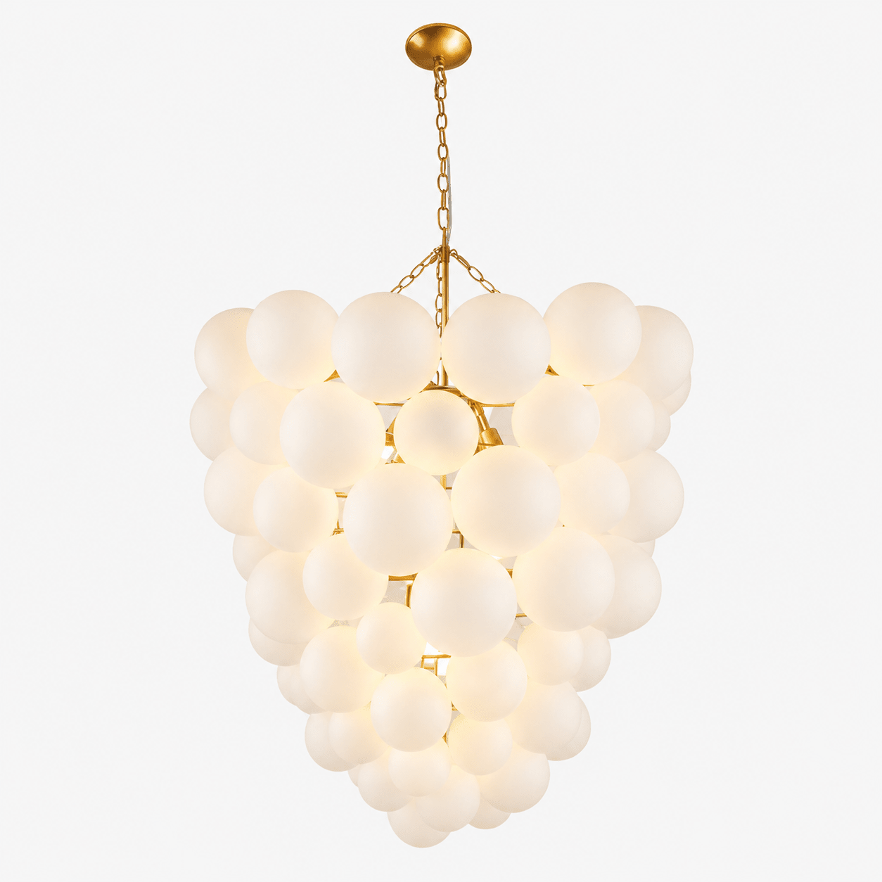 Glass Ball Bubble Chandelier-Neutral Decor