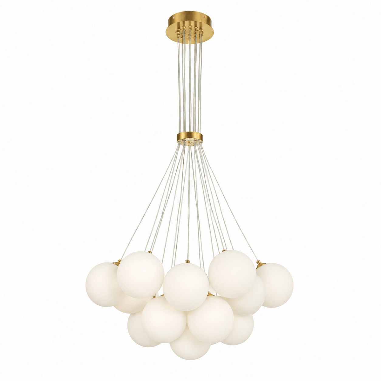 Glass Ball Bubble Chandelier-Neutral Decor