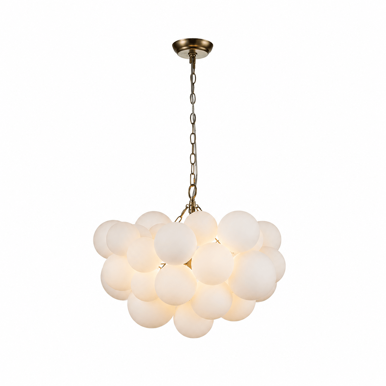 Glass Ball Bubble Chandelier-Neutral Decor