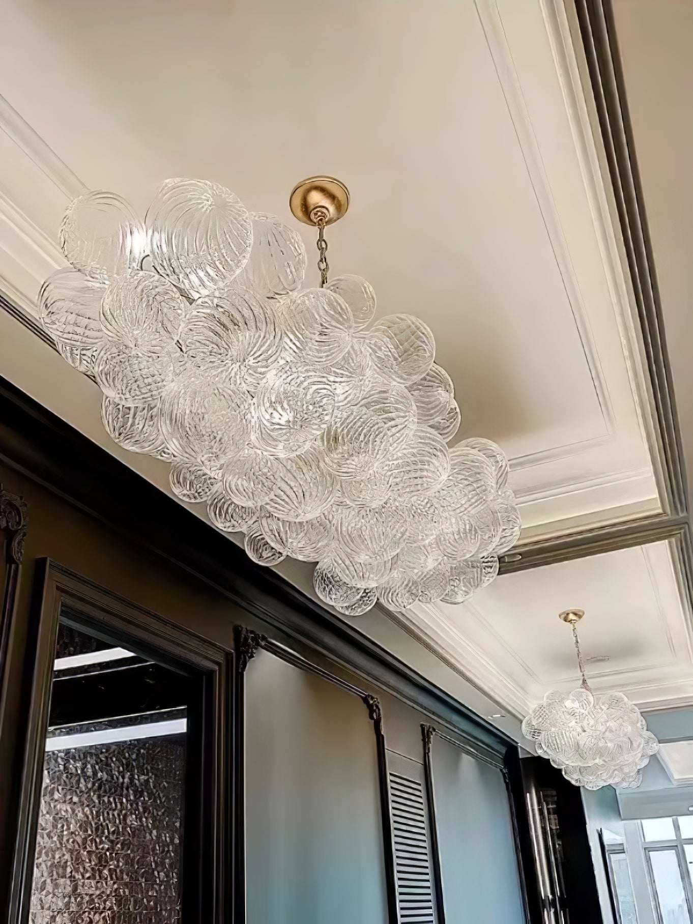 Ben Chandelier Glass Ball Bubble Modern-Neutral Decor