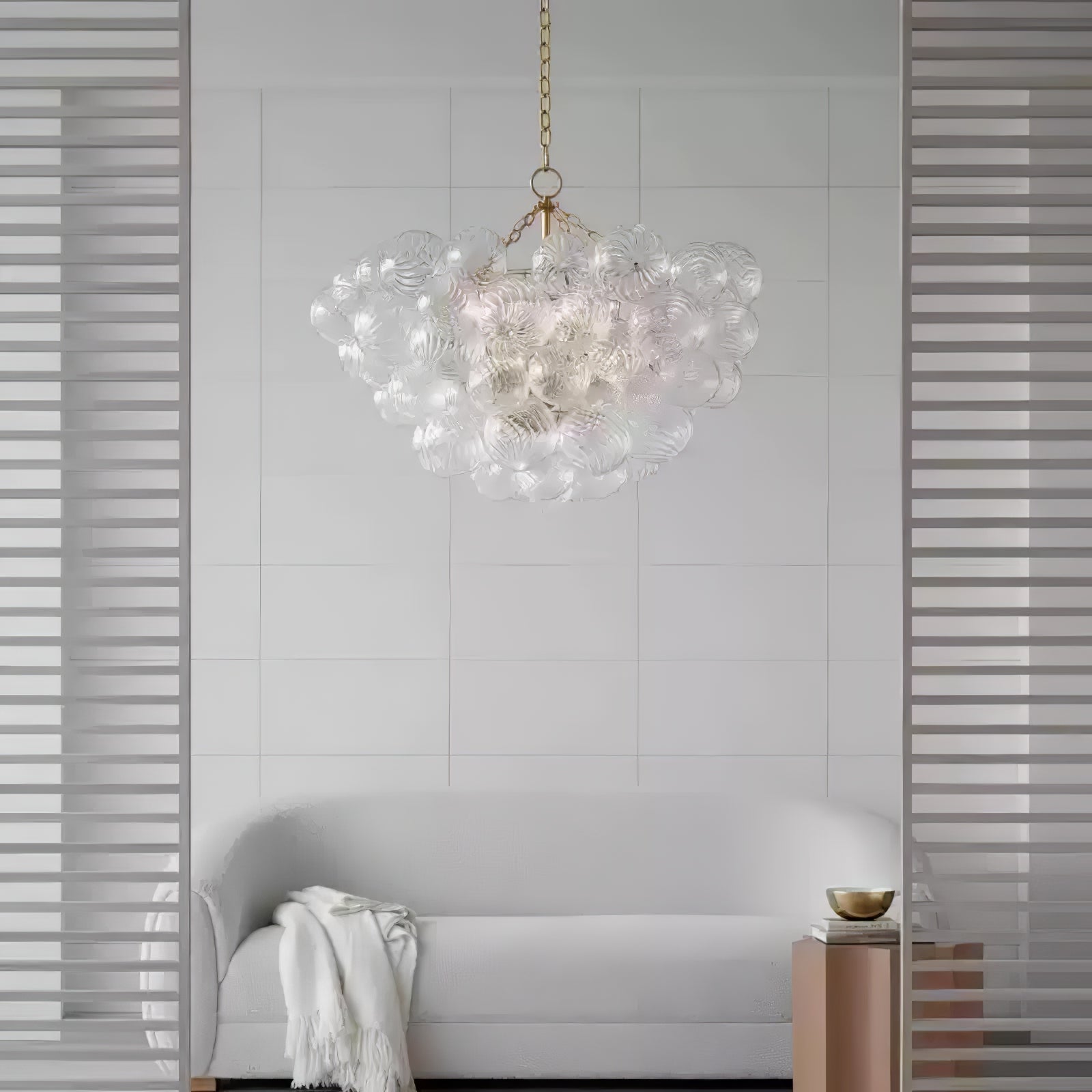 Calvian Chandelier Glass Ball Bubble Modern-Neutral Decor
