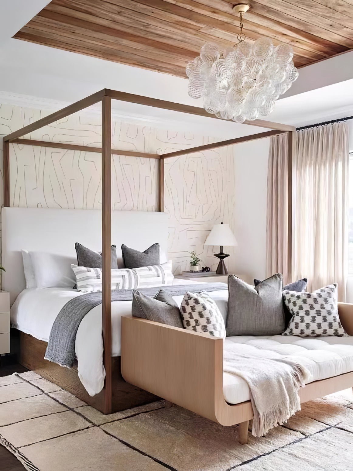 Ben Chandelier Glass Ball Bubble Modern-Neutral Decor