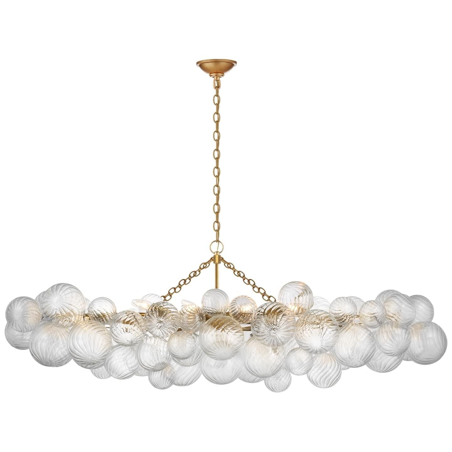 Calvian Chandelier Glass Ball Bubble Modern-Neutral Decor