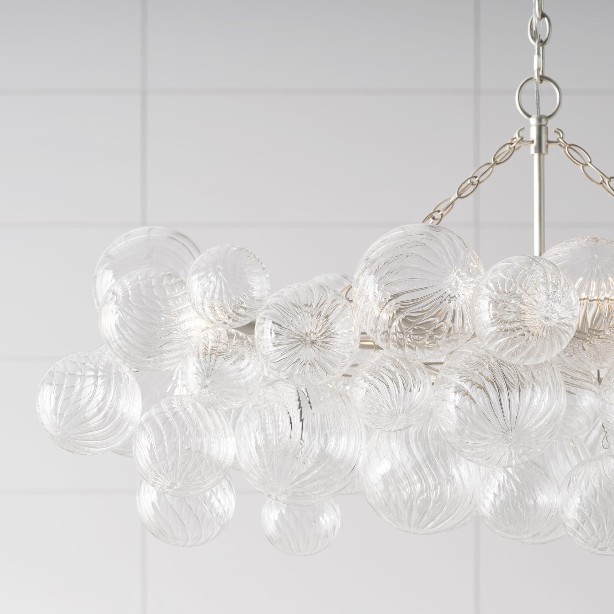 Calvian Chandelier Glass Ball Bubble Modern-Neutral Decor