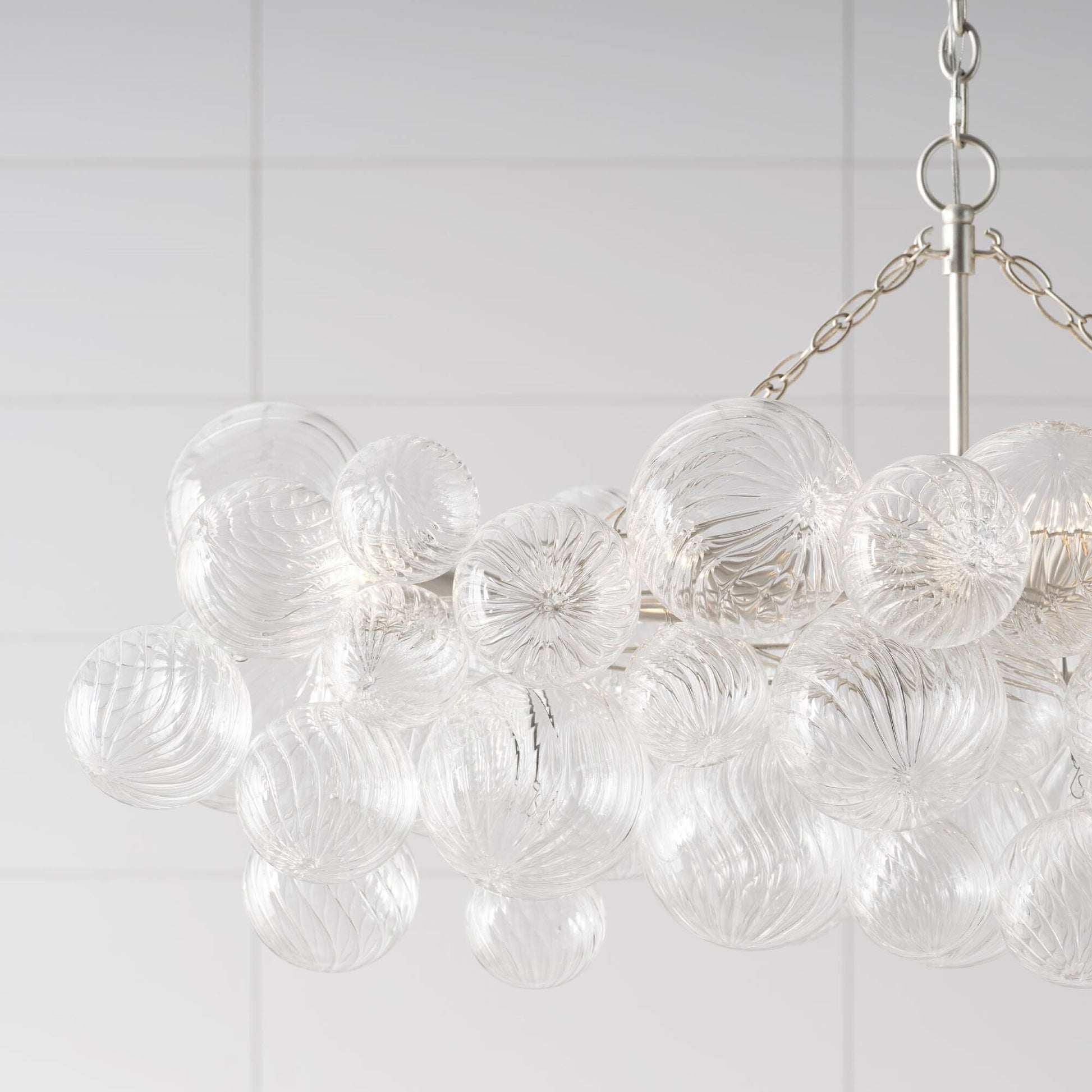 Ben Chandelier Glass Ball Bubble Modern-Neutral Decor