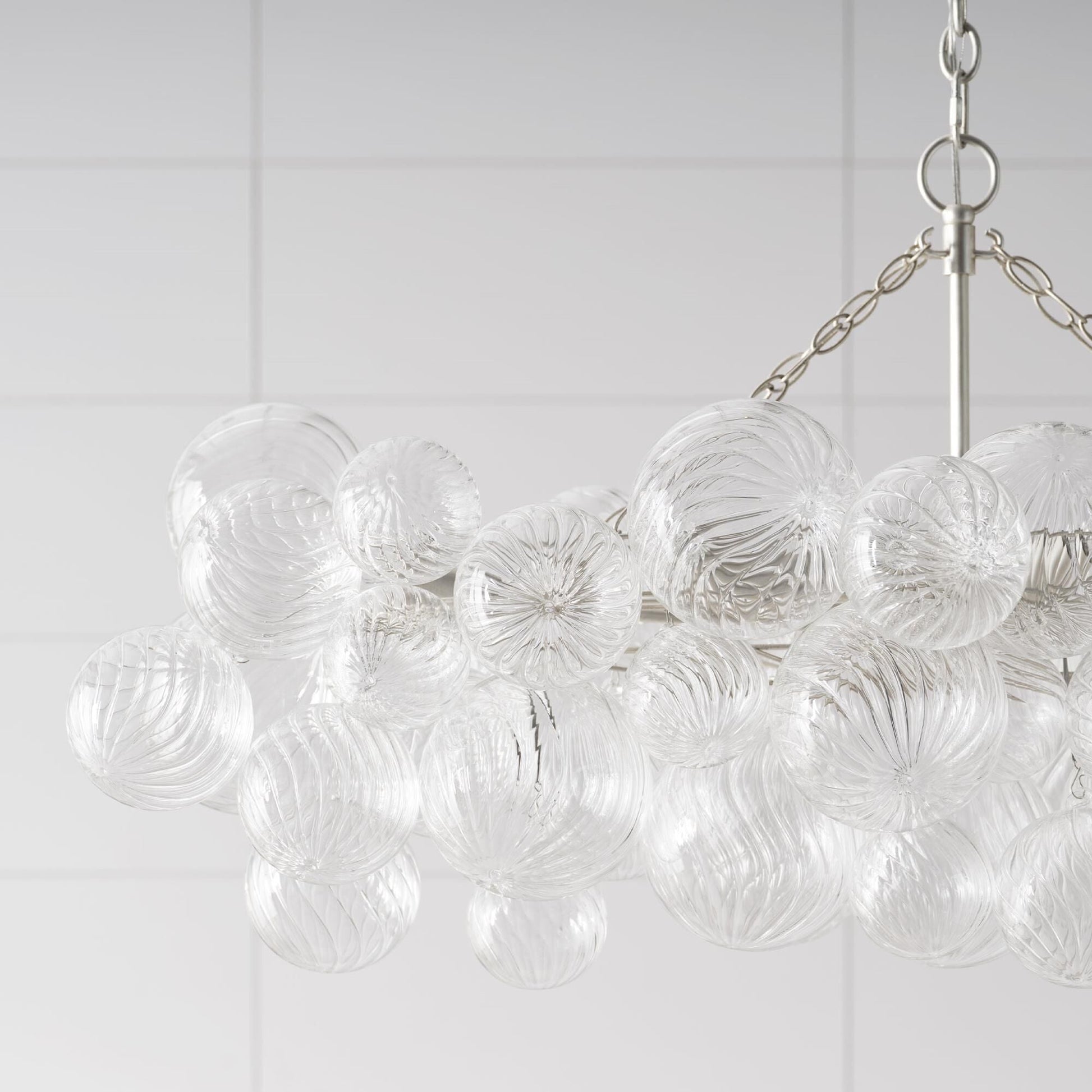 Ben Chandelier Glass Ball Bubble Modern-Neutral Decor