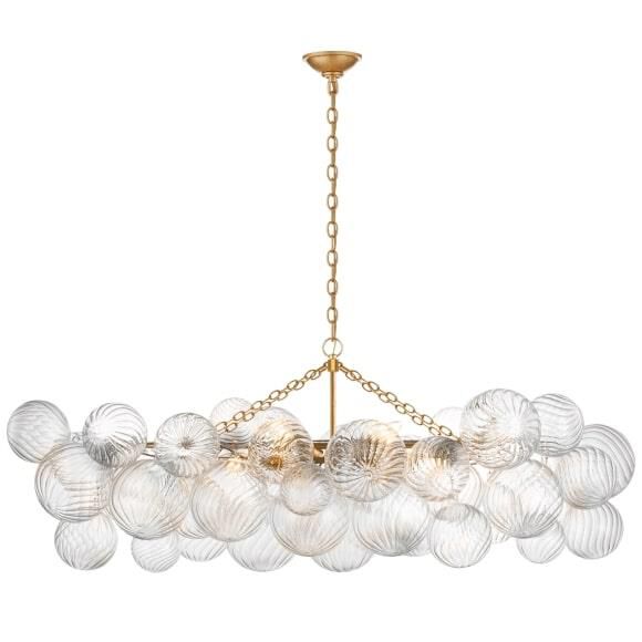 Calvian Chandelier Glass Ball Bubble Modern-Neutral Decor