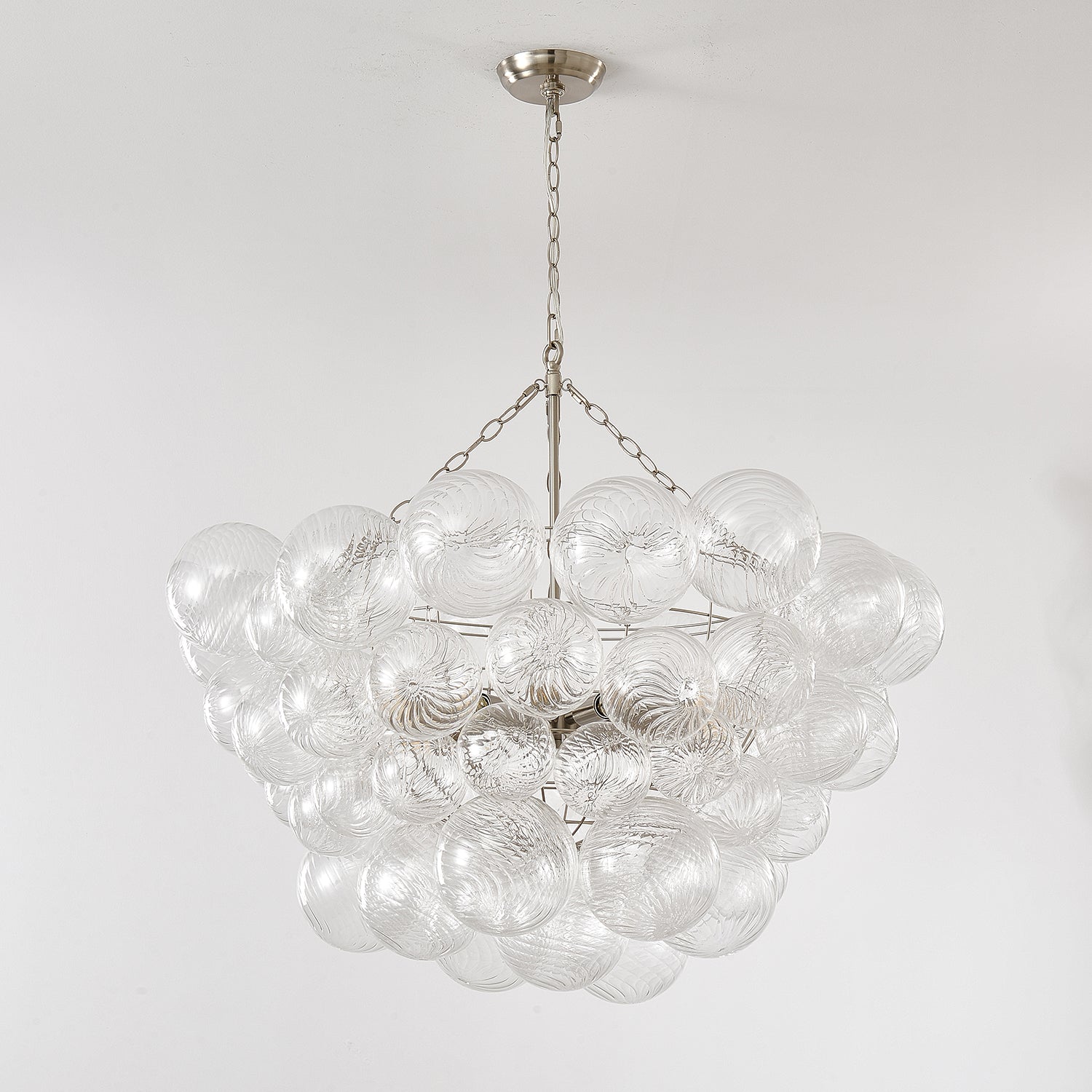 Calvian Chandelier Glass Ball Bubble Modern-Neutral Decor