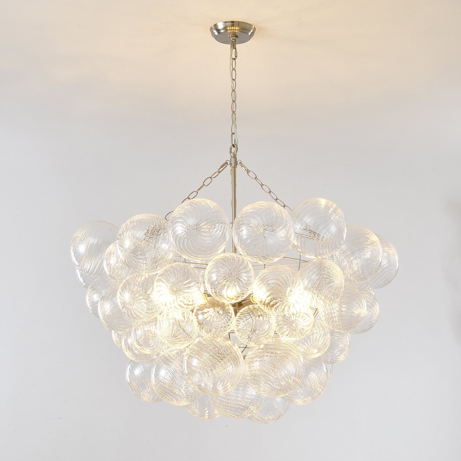 Ben Chandelier Glass Ball Bubble Modern-Neutral Decor