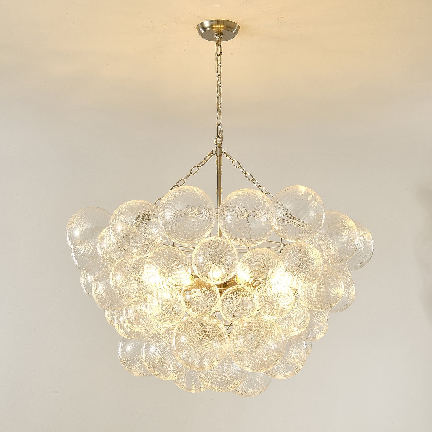 Ben Chandelier Glass Ball Bubble Modern-Neutral Decor