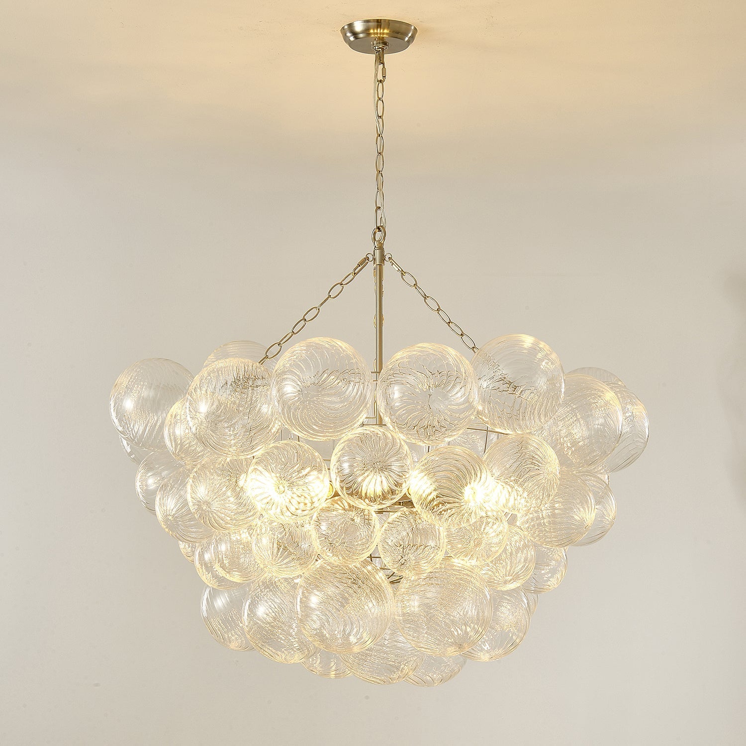 Ben Chandelier Glass Ball Bubble Modern-Neutral Decor