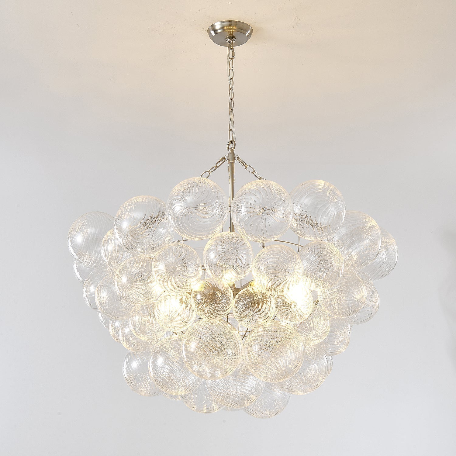 Calvian Chandelier Glass Ball Bubble Modern-Neutral Decor