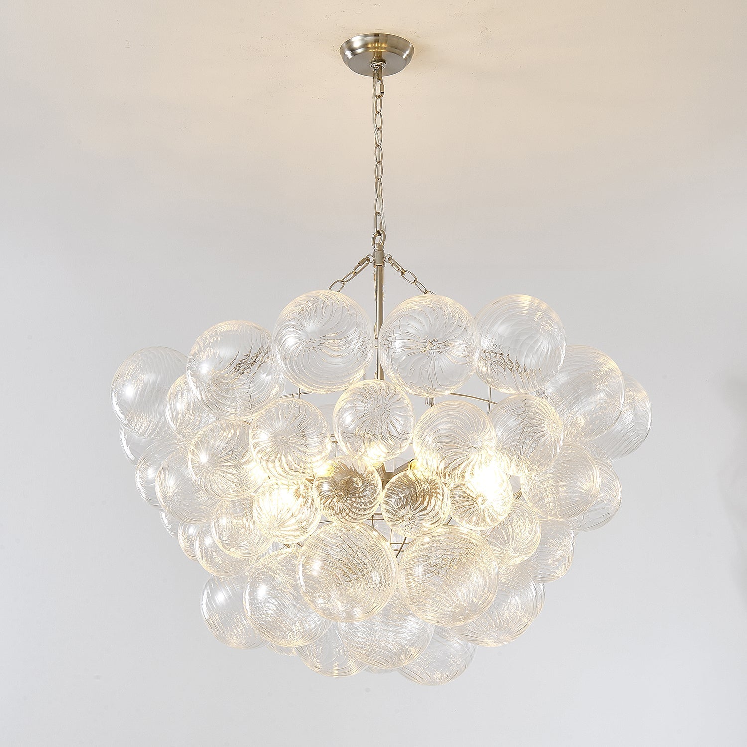 Ben Chandelier Glass Ball Bubble Modern-Neutral Decor