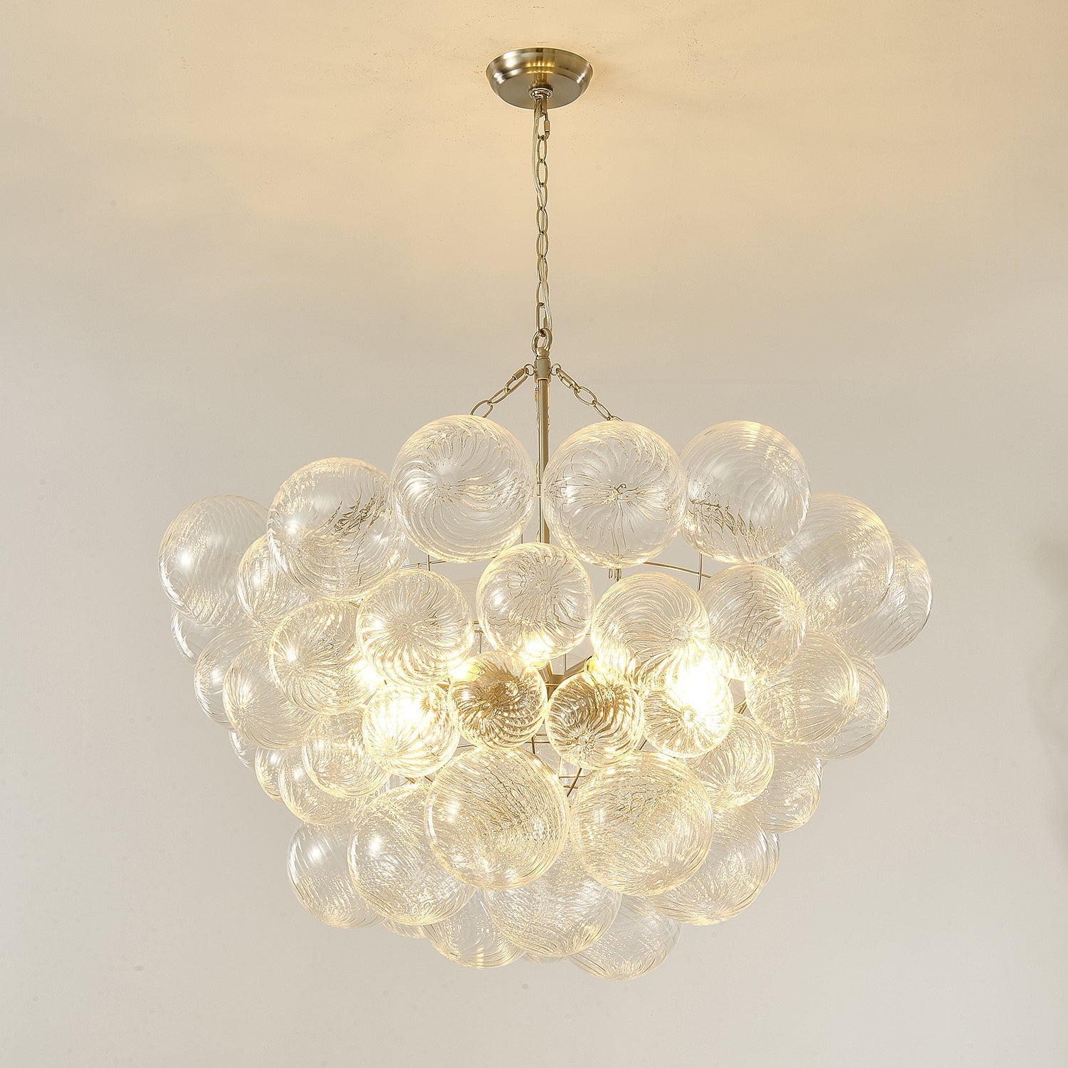 Ben Chandelier Glass Ball Bubble Modern-Neutral Decor