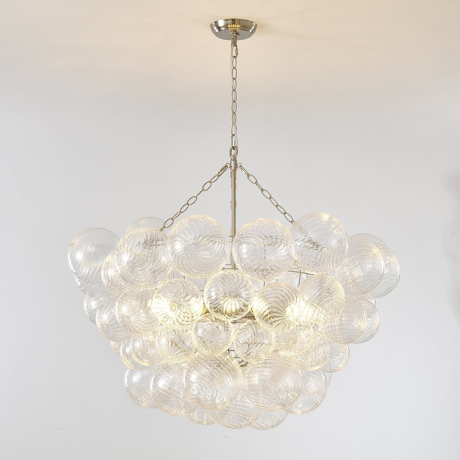 Calvian Chandelier Glass Ball Bubble Modern-Neutral Decor