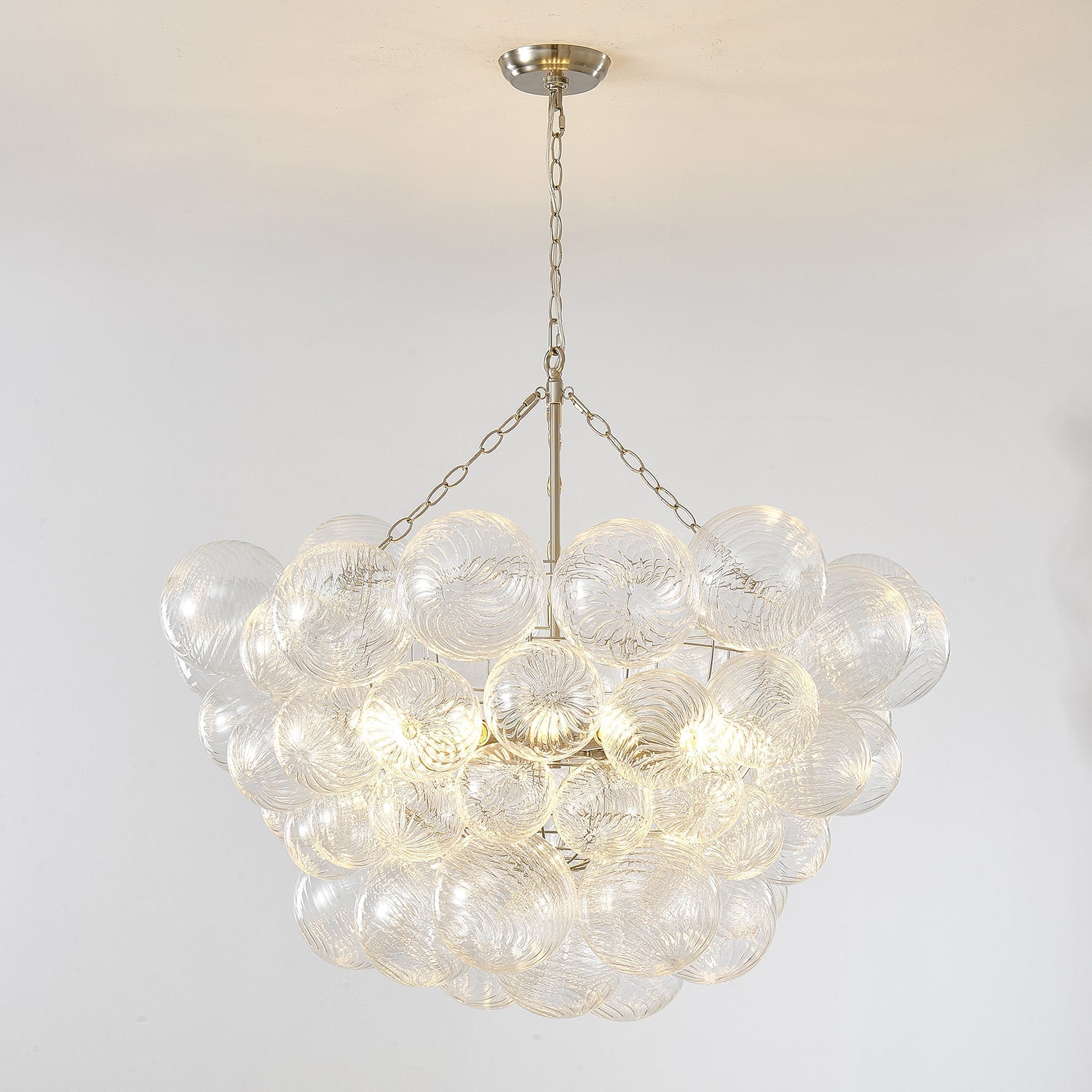 Ben Chandelier Glass Ball Bubble Modern-Neutral Decor