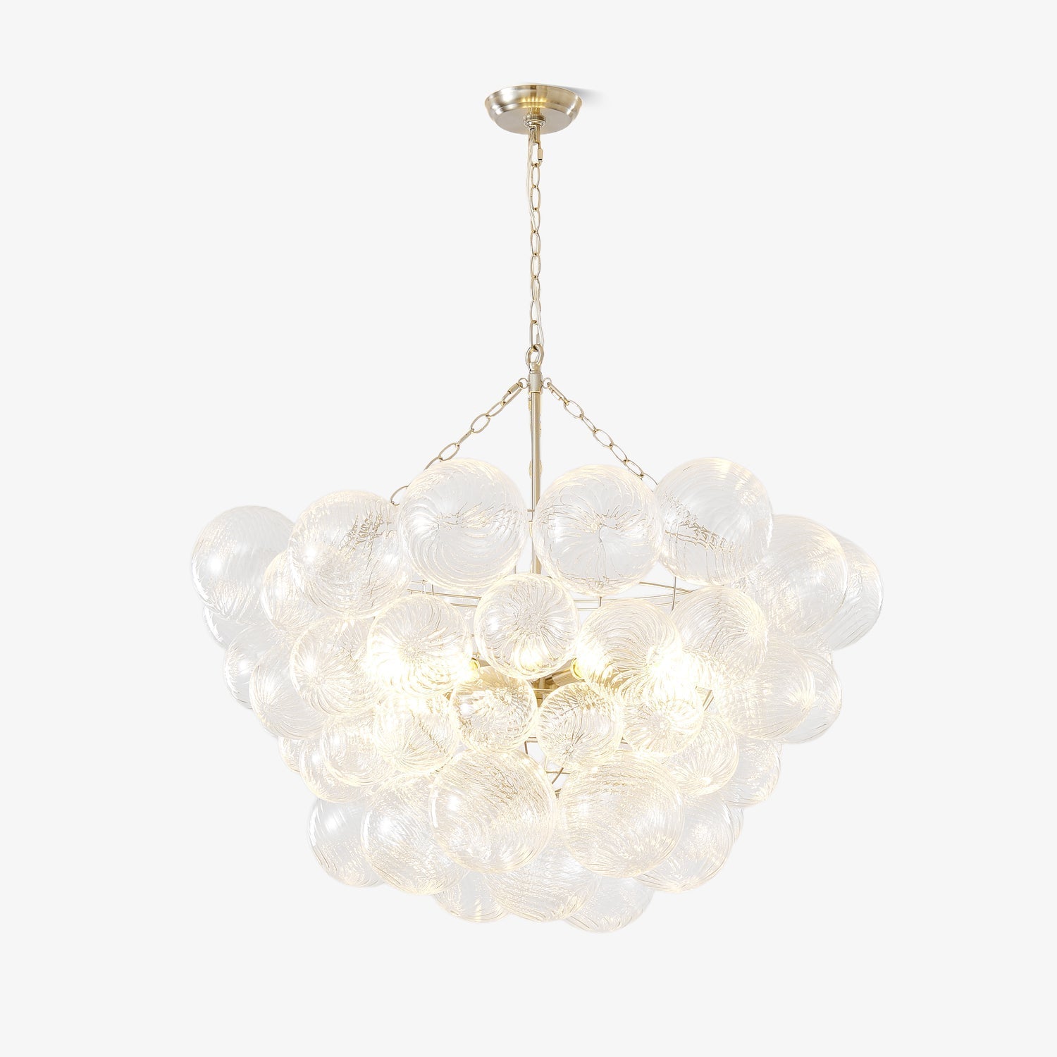 Calvian Chandelier Glass Ball Bubble Modern-Neutral Decor