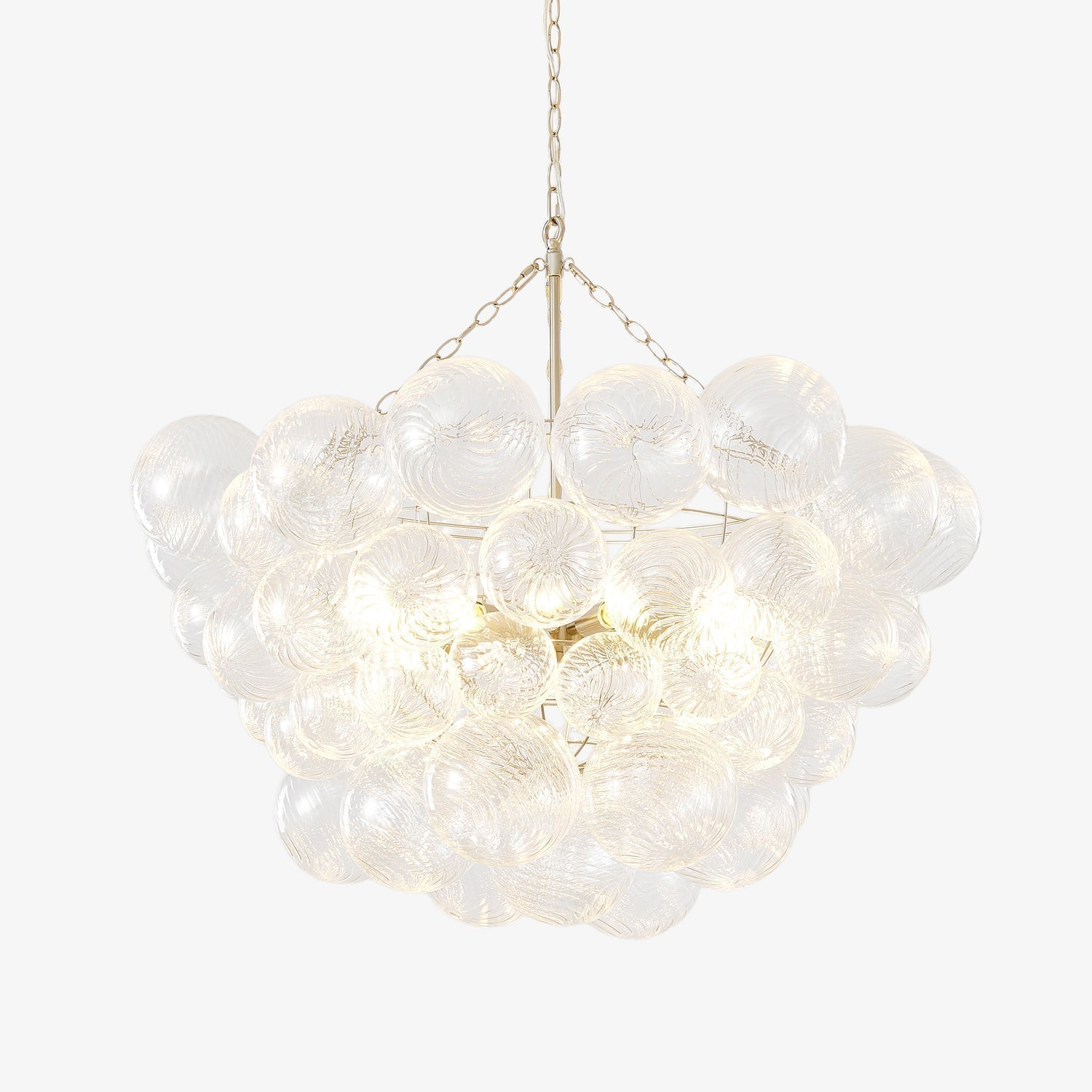 Calvian Chandelier Glass Ball Bubble Modern-Neutral Decor
