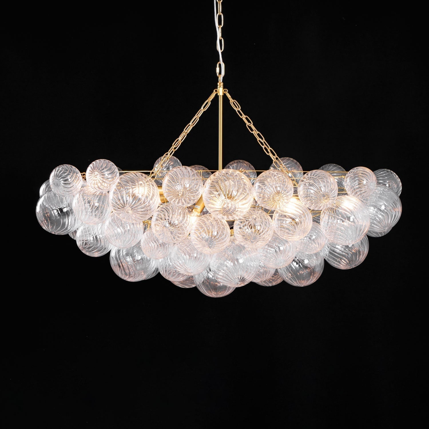 Calvian Chandelier Glass Ball Bubble Modern-Neutral Decor